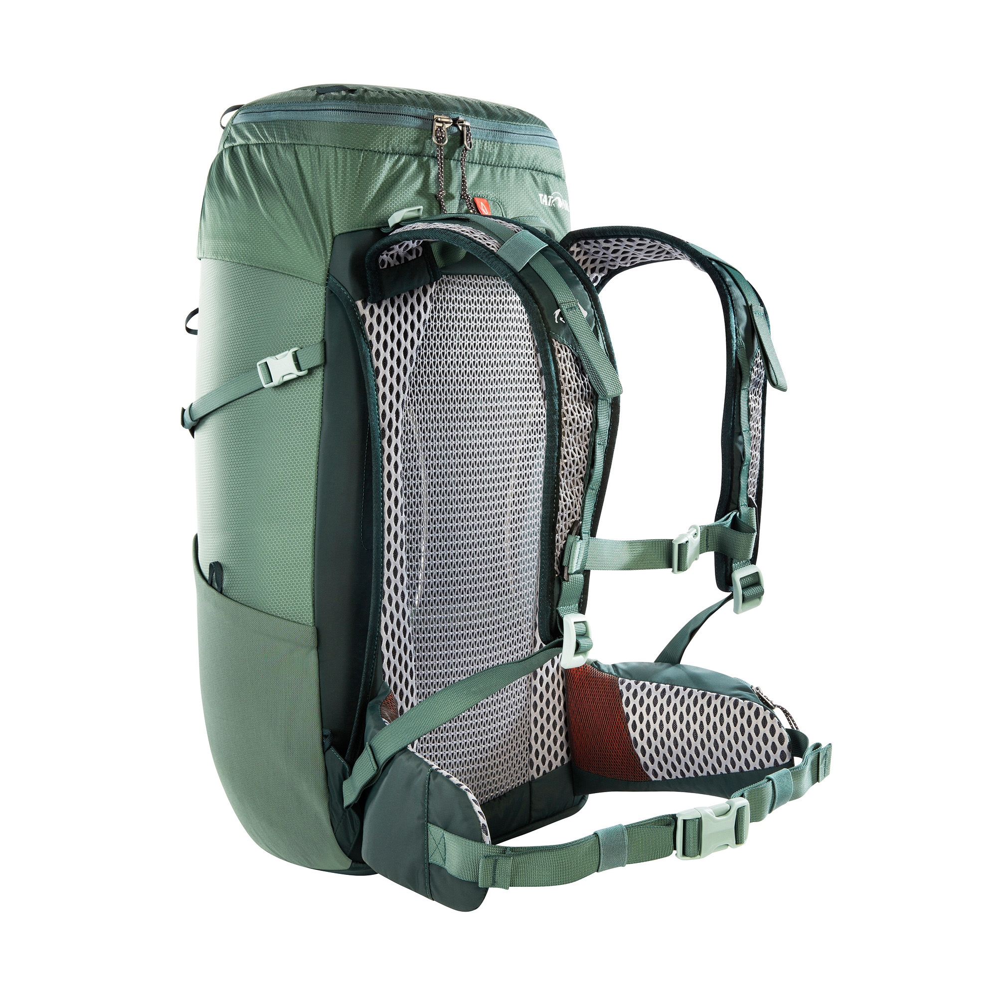 Tatonka Hike Pack 32 sage green grün Wanderrucksäcke - Ansicht seitlich-hinten Tasche, Rucksack, Tatonka Hike Pack 32 sage green grün Wanderrucksäcke - Ansicht seitlich-hinten