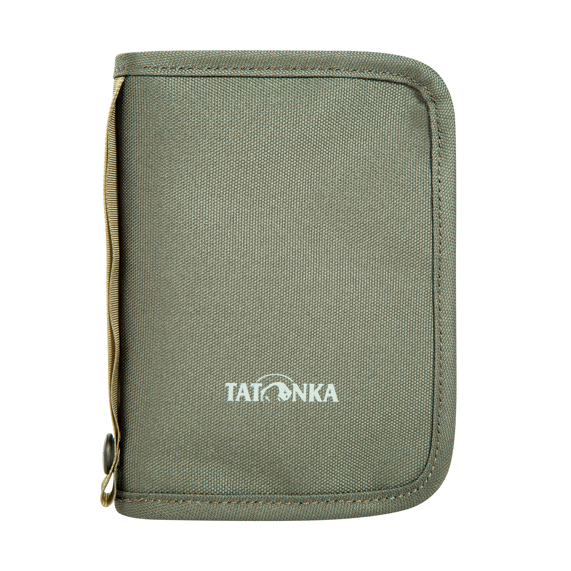 Tatonka Travel Zip M RFID Block olive grün Geldbeutel - Ansicht seitlich-vorne Zubehor, Tasche, Handtasche, Tatonka Travel Zip M RFID Block olive grün Geldbeutel - Ansicht seitlich-vorne