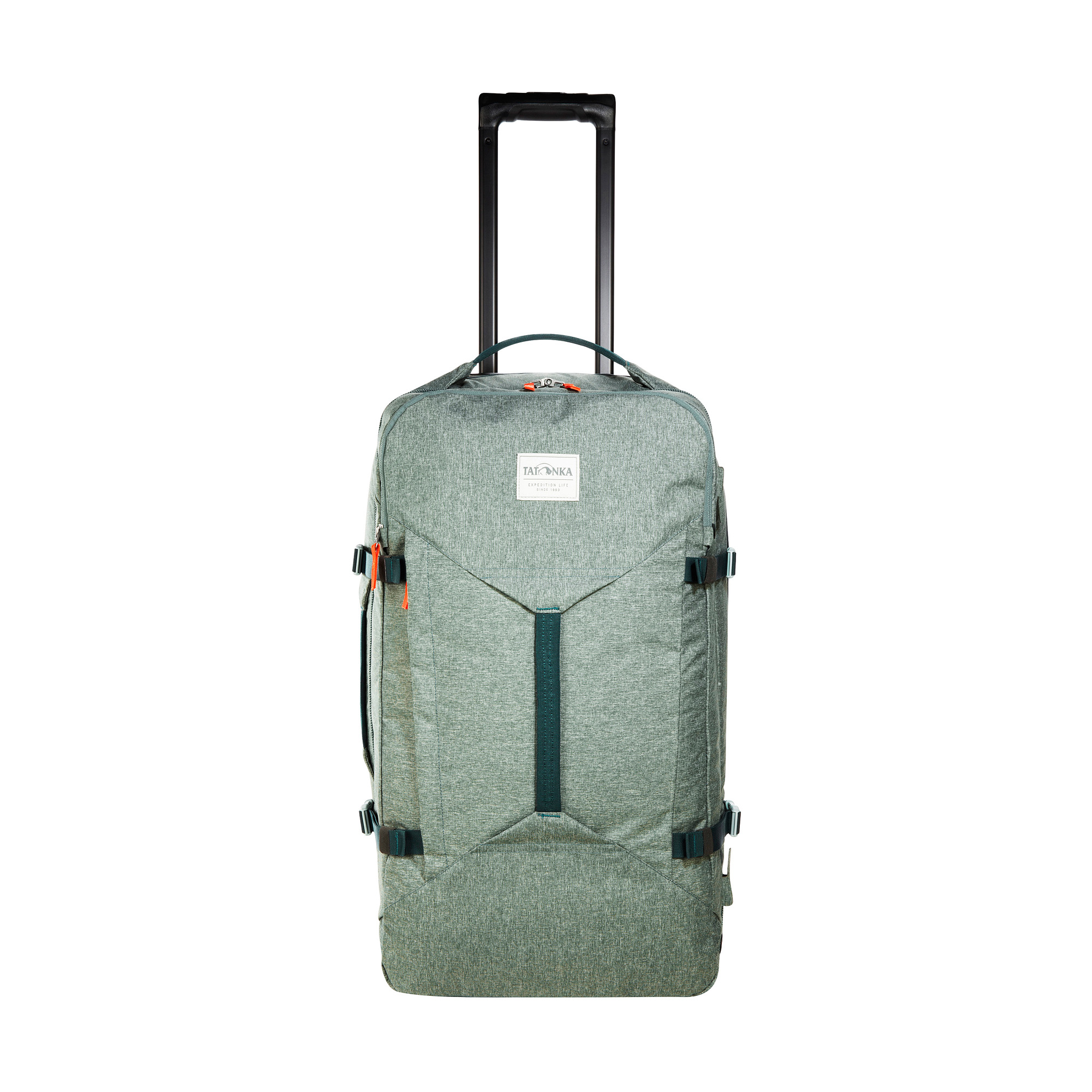Gepäck, Koffer, Tatonka Travel Roller 60 sage green grün Trolleys & Koffer - Ansicht frontal-vorne