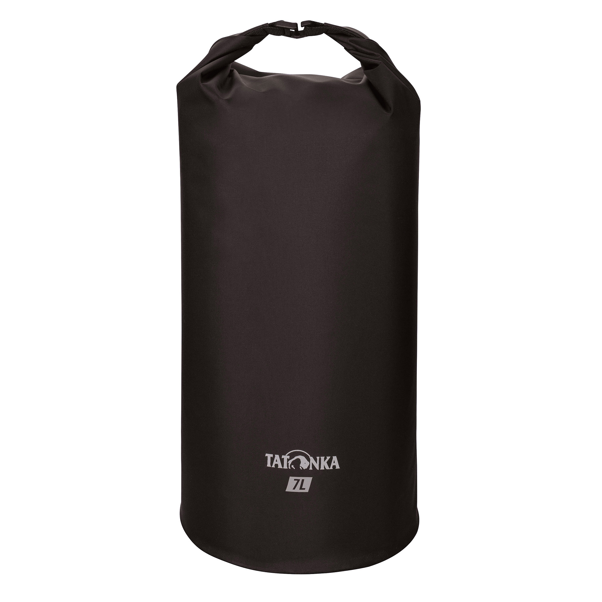 Tatonka WP Stuffbag Light 7l black schwarz Reisezubehör - Ansicht seitlich-vorne Tasche, Flasche, Wasserflasche, Tatonka WP Stuffbag Light 7l black schwarz Reisezubehör - Ansicht seitlich-vorne