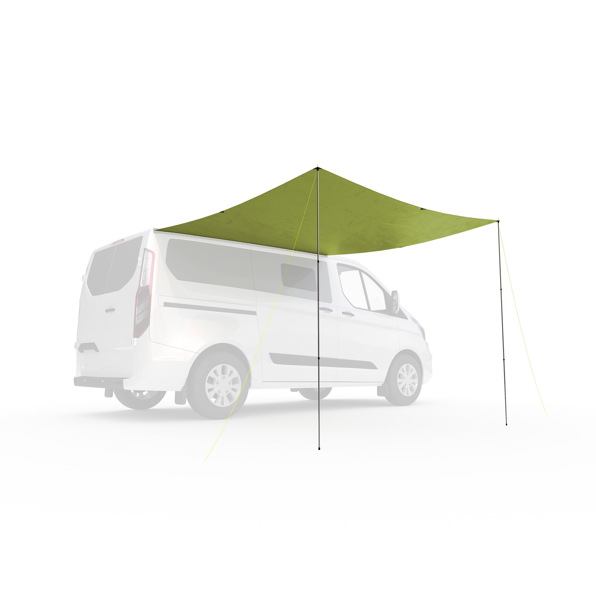Tatonka Van Tarp light olive grün Tarps - Ansicht seitlich-vorne Baldachin, Maschine, Rad, Auto, Fahrzeug, Tatonka Van Tarp light olive grün Tarps - Ansicht seitlich-vorne