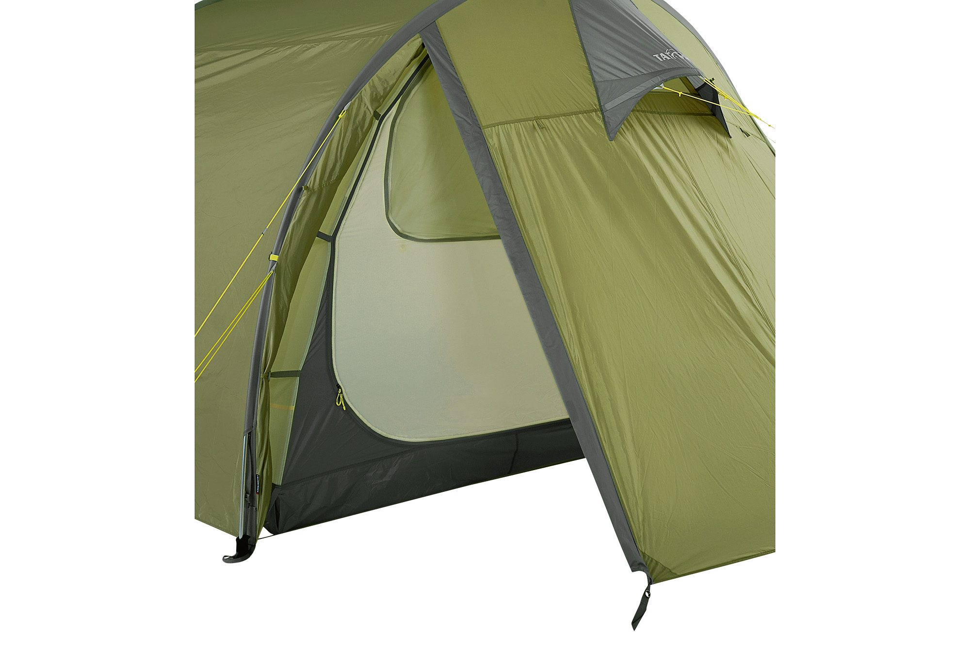 Tatonka Alaska Family DLX light olive grün Familienzelte - Detailansicht Zelt, Campen, Zelt in den Bergen, Natur, Draußen, Tatonka Alaska Family DLX light olive grün Familienzelte - Detailansicht