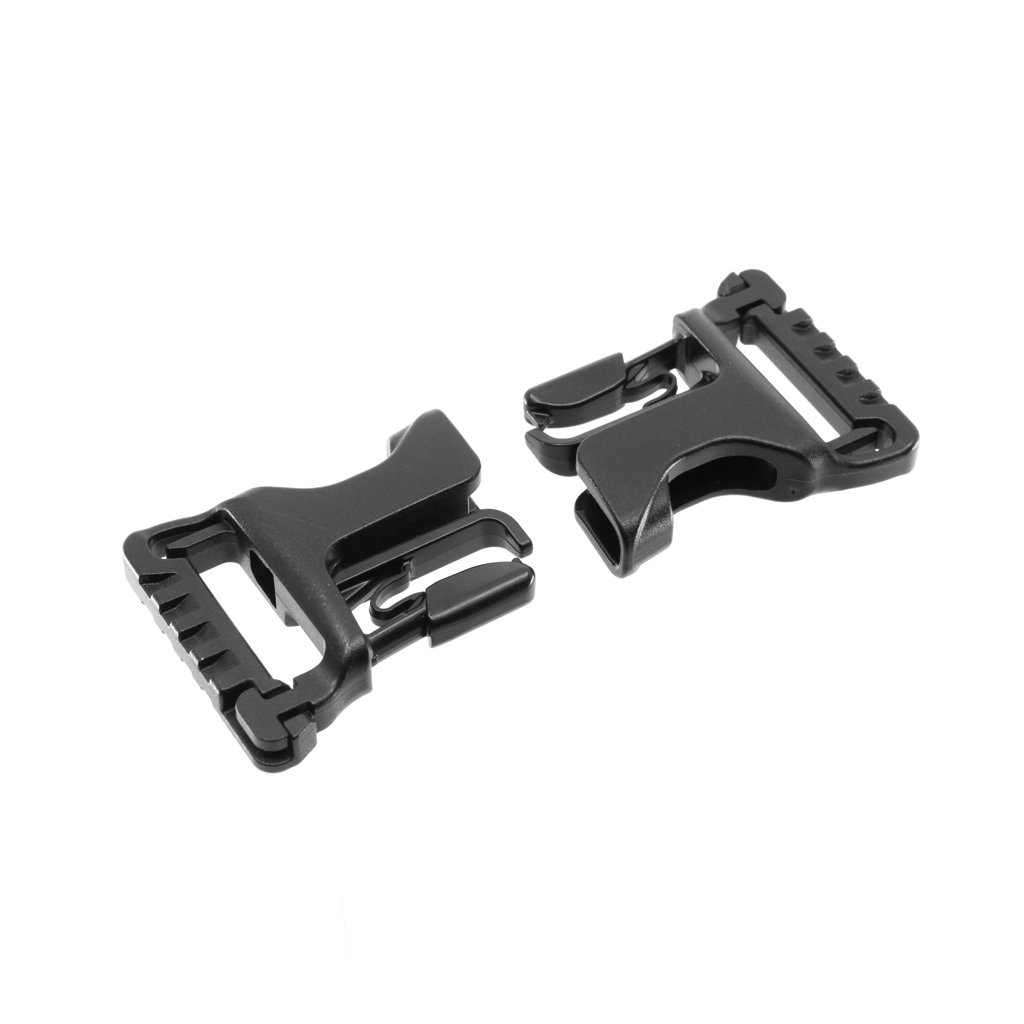 Zubehor, Schnalle, Tatonka Safety Herma SR-25 (2pcs) black schwarz - Ansicht seitlich-hinten