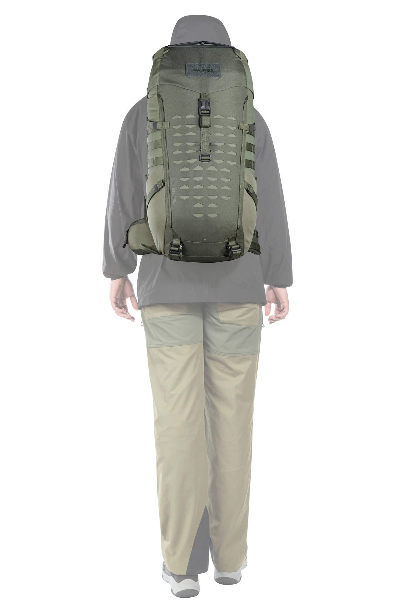 Tatonka Hike Pack 30 BC stone grey olive grau Wanderrucksäcke 4013236398885