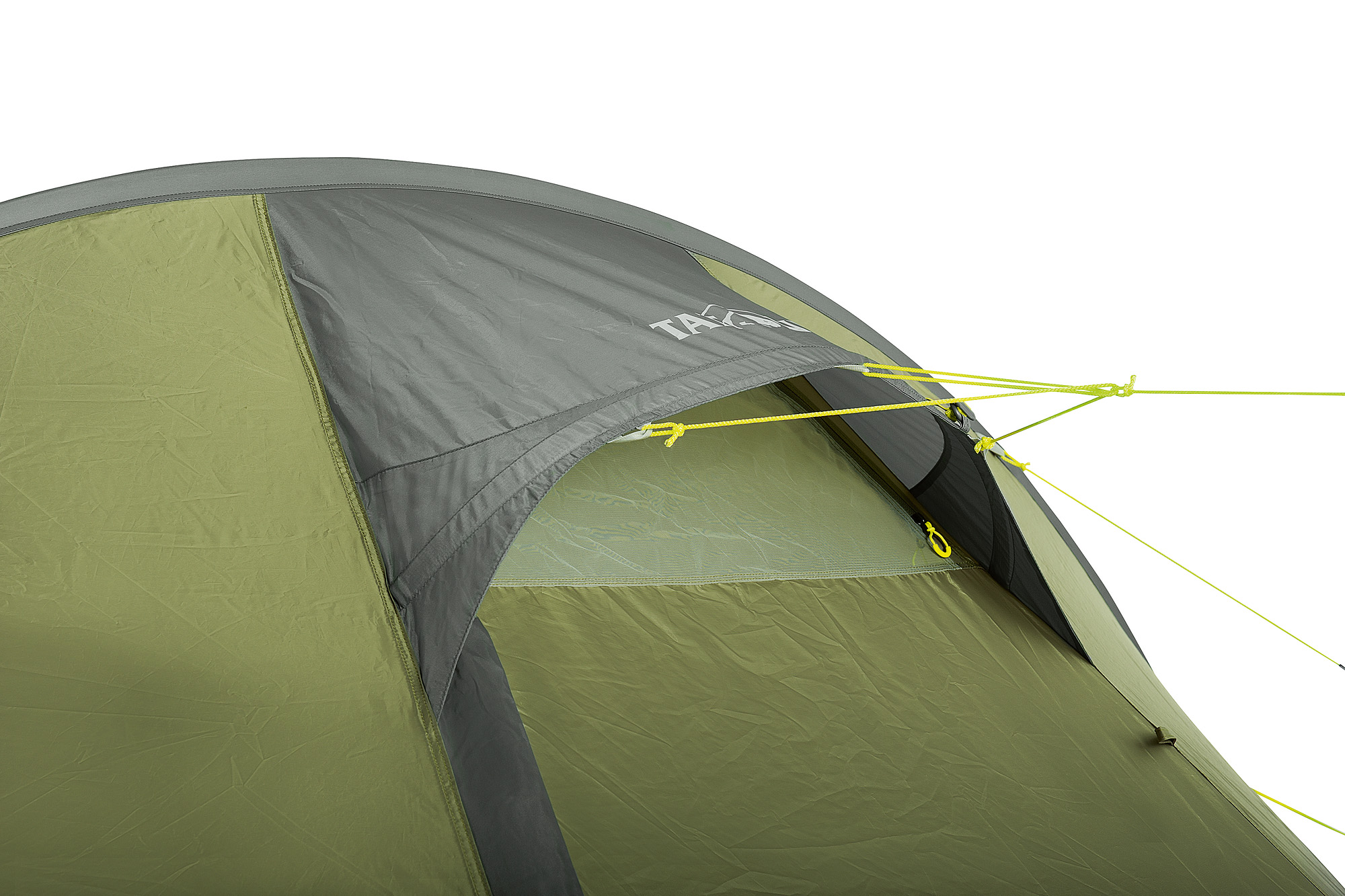 Tatonka Buffin 4 light olive grün 4-Personen-Zelte - Detailansicht Zelt, Campen, Zelt in den Bergen, Natur, Draußen, Tatonka Buffin 4 light olive grün 4-Personen-Zelte - Detailansicht