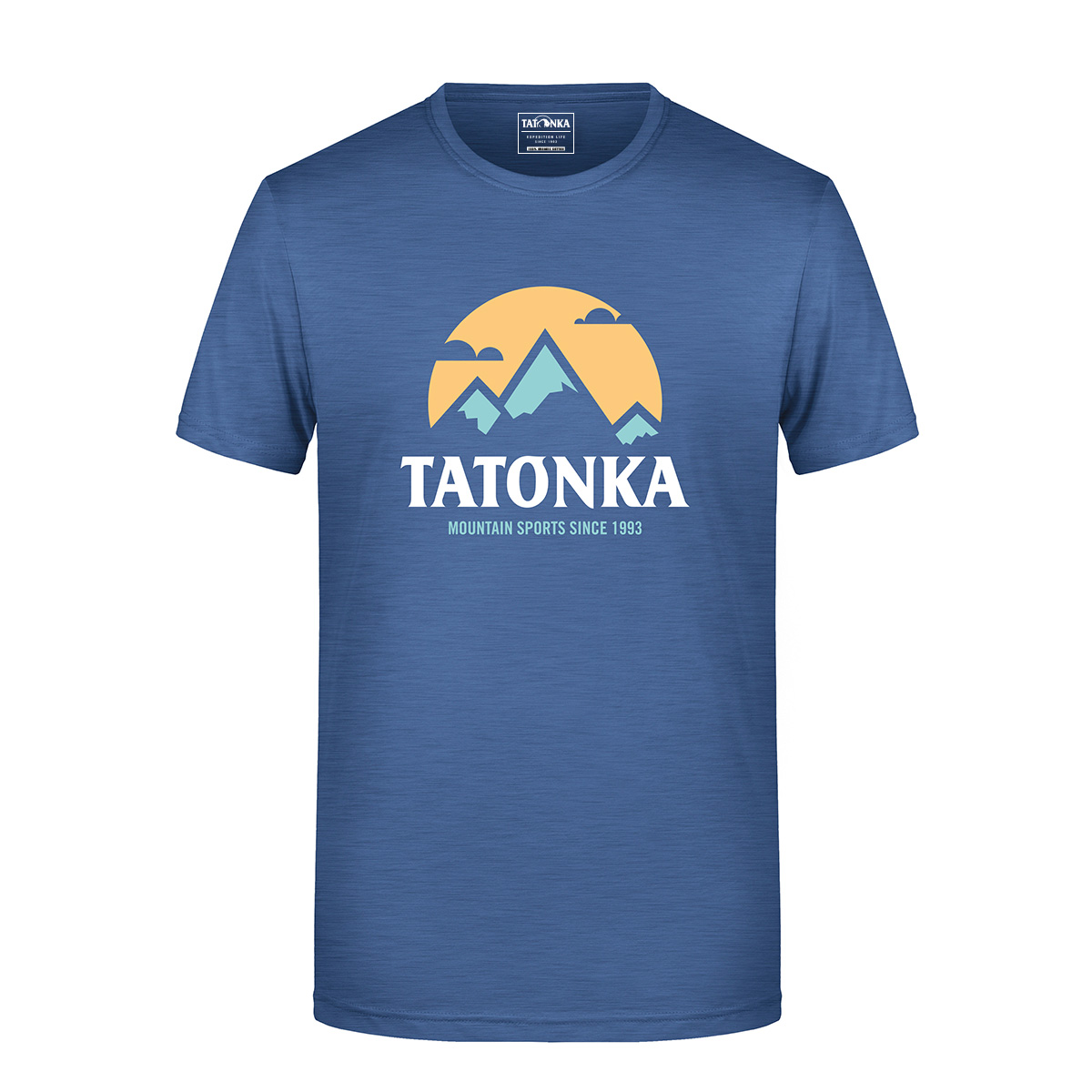 Tatonka Mountain T-Shirt Men light denim melange  T-Shirts 4013236375701