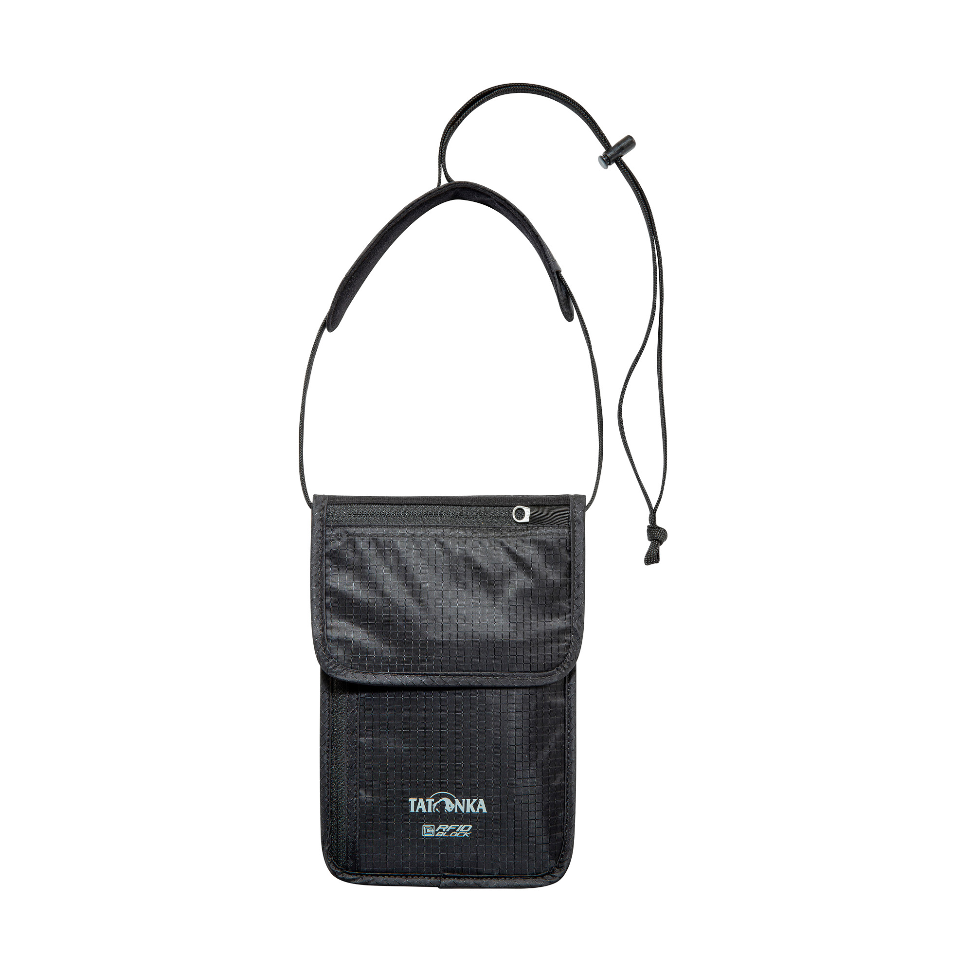 Tatonka Skin Neck Pouch RFID Block black schwarz Brustbeutel - Ansicht seitlich-vorne Zubehor, Tasche, Handtasche, Geldbörse, Tatonka Skin Neck Pouch RFID Block black schwarz Brustbeutel - Ansicht seitlich-vorne