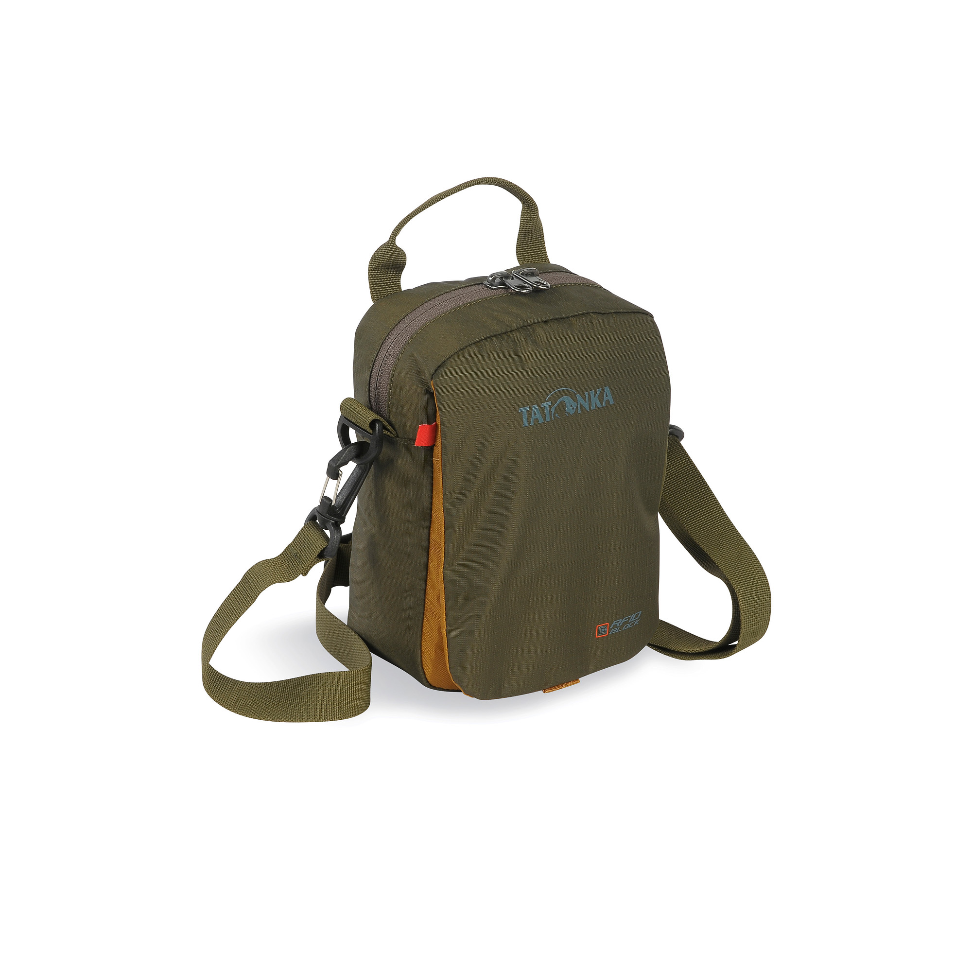 Tatonka Check In RFID B olive grün Reisetaschen - Ansicht seitlich-vorne Tasche, Rucksack, Tatonka Check In RFID B olive grün Reisetaschen - Ansicht seitlich-vorne