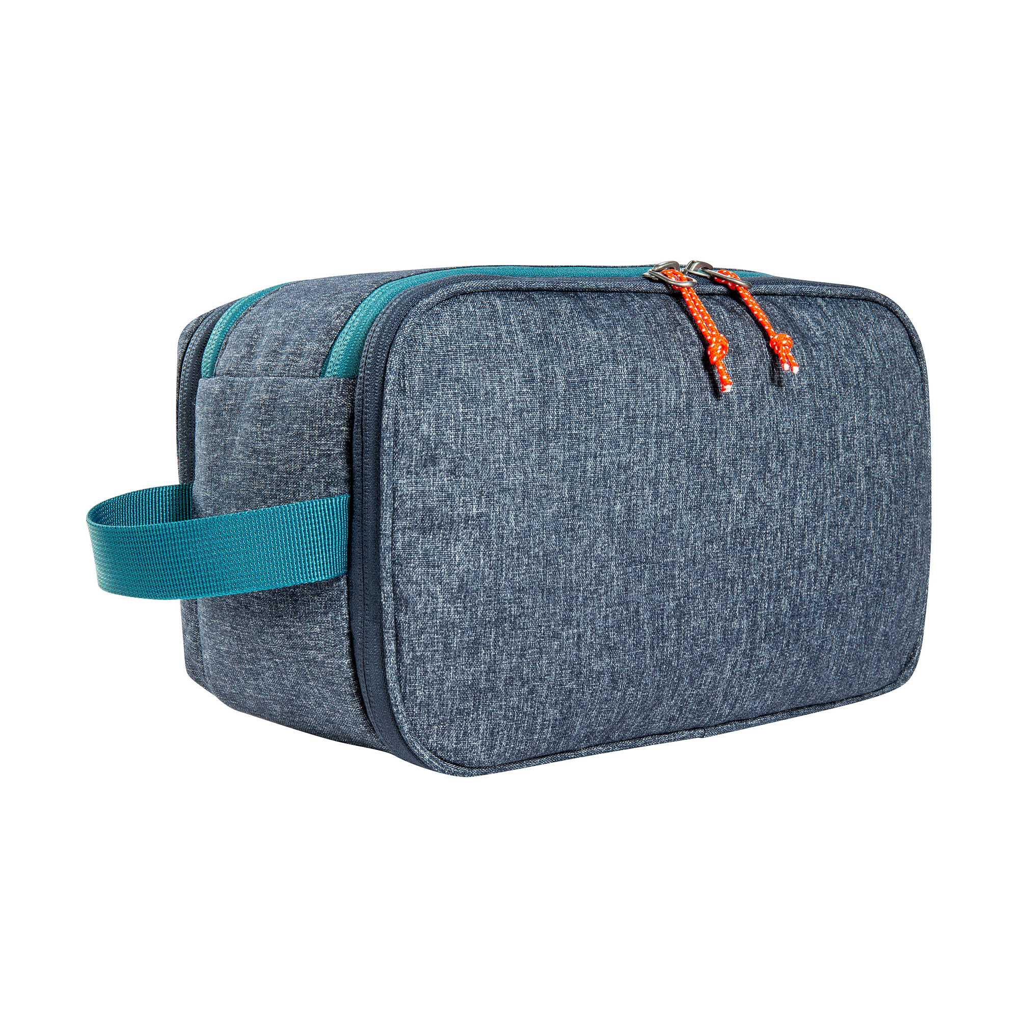 Tatonka Cosmetic Double Zip Pouch navy blau Kulturbeutel - Ansicht seitlich-hinten Zubehor, Tasche, Handtasche, Tatonka Cosmetic Double Zip Pouch navy blau Kulturbeutel - Ansicht seitlich-hinten