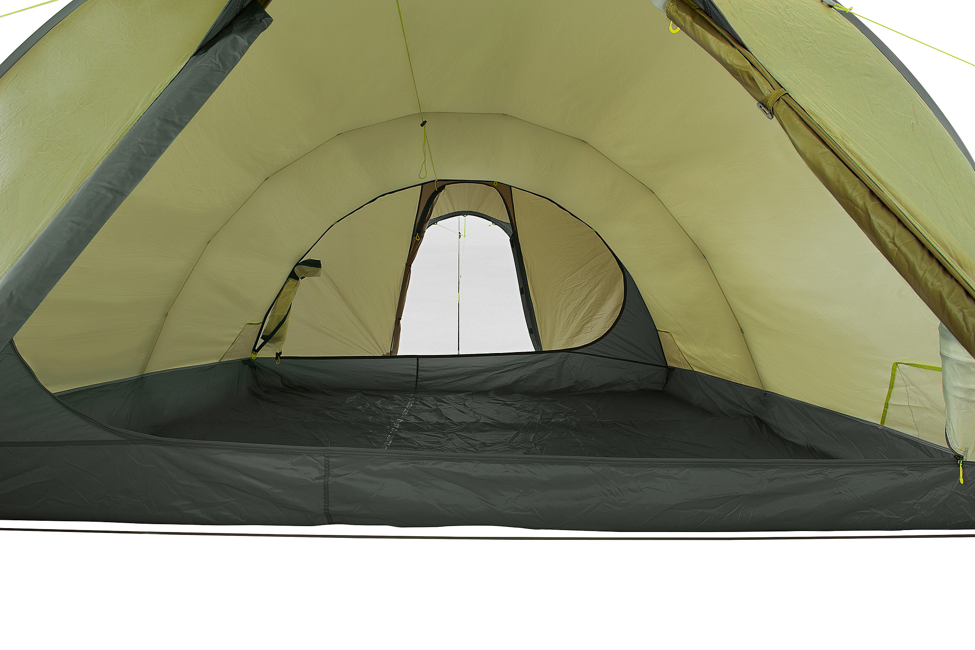 Tatonka Buffin 4 light olive grün 4-Personen-Zelte - Detailansicht Zelt, Campen, Zelt in den Bergen, Natur, Draußen, Tatonka Buffin 4 light olive grün 4-Personen-Zelte - Detailansicht