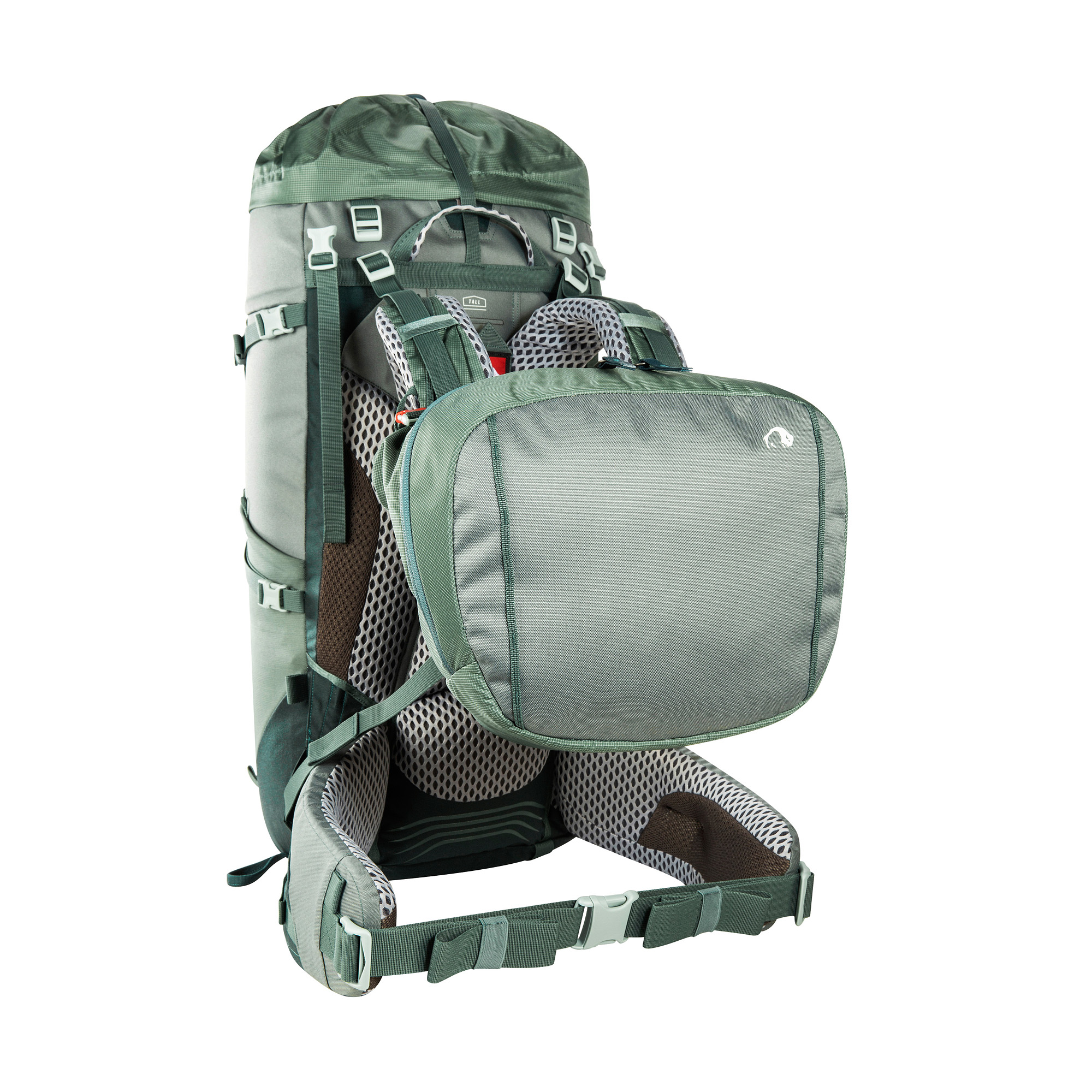 Tatonka Yukon 50+10 sage green grün Trekkingrucksäcke - Detailansicht Tasche, Rucksack, Tatonka Yukon 50+10 sage green grün Trekkingrucksäcke - Detailansicht
