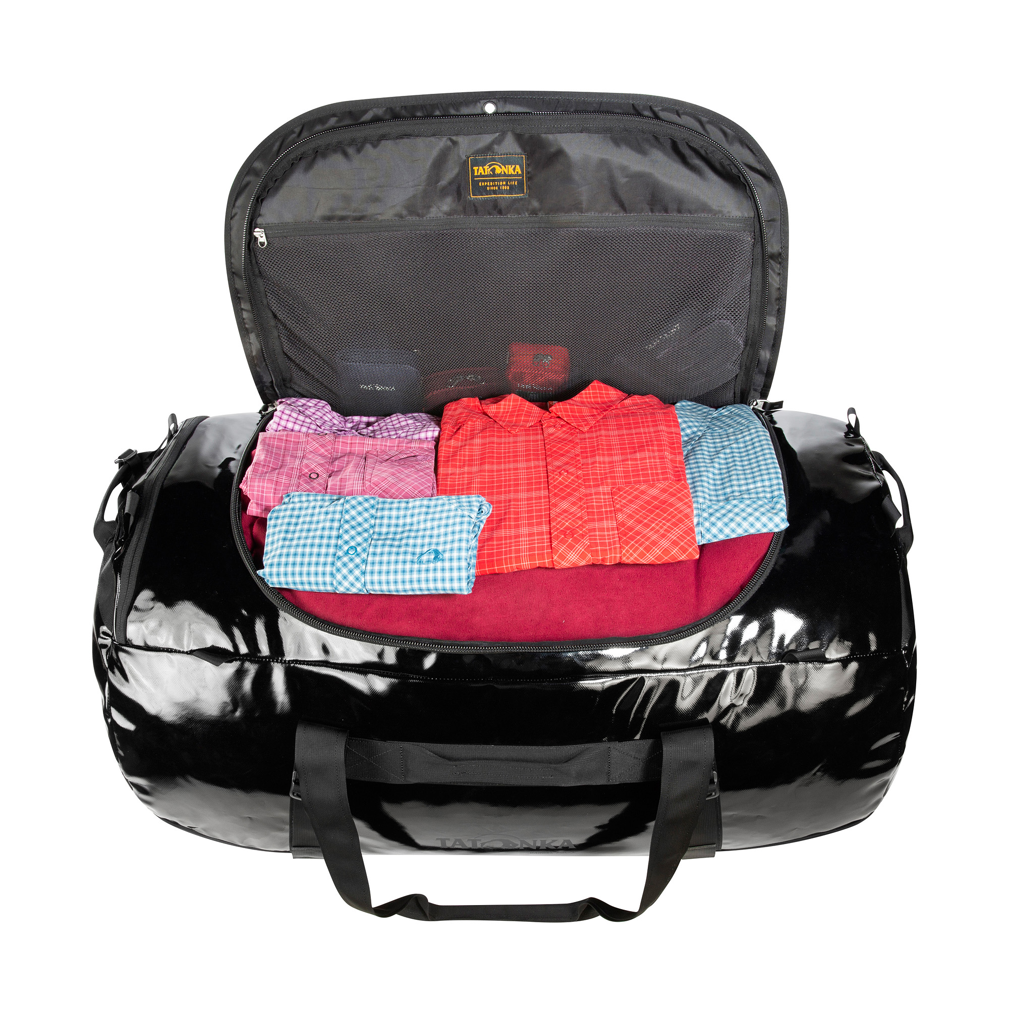Tatonka Barrel 130 black schwarz Reisetaschen - Detailansicht Gepäck, Erste Hilfe, Zubehör, Tasche, Handtasche, Tatonka Barrel 130 black schwarz Reisetaschen - Detailansicht