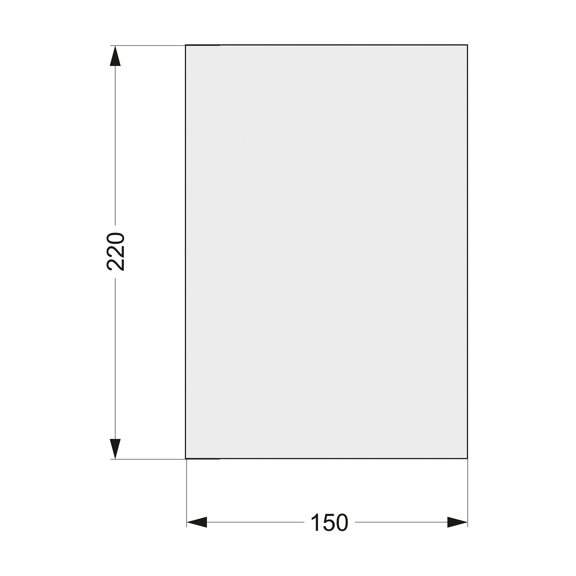 Tatonka Floorsheet Tyvek II 150 x 220cm white silber Zeltunterlagen - Ansicht seitlich-vorne Diagramm, Handlung, Seite, Text, Tatonka Floorsheet Tyvek II 150 x 220cm white silber Zeltunterlagen - Ansicht seitlich-vorne