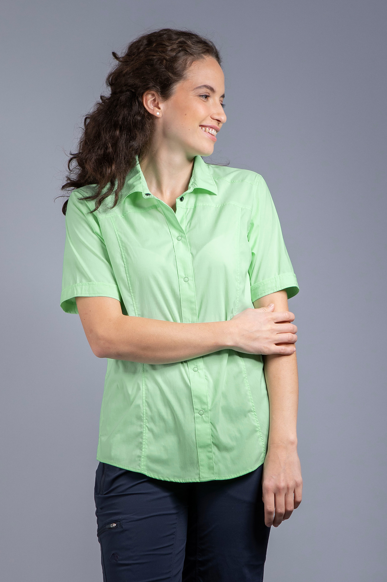 Tatonka Sejo W's Short Sleeve Shirt mint grün Blusen & Hemden 4013236342086