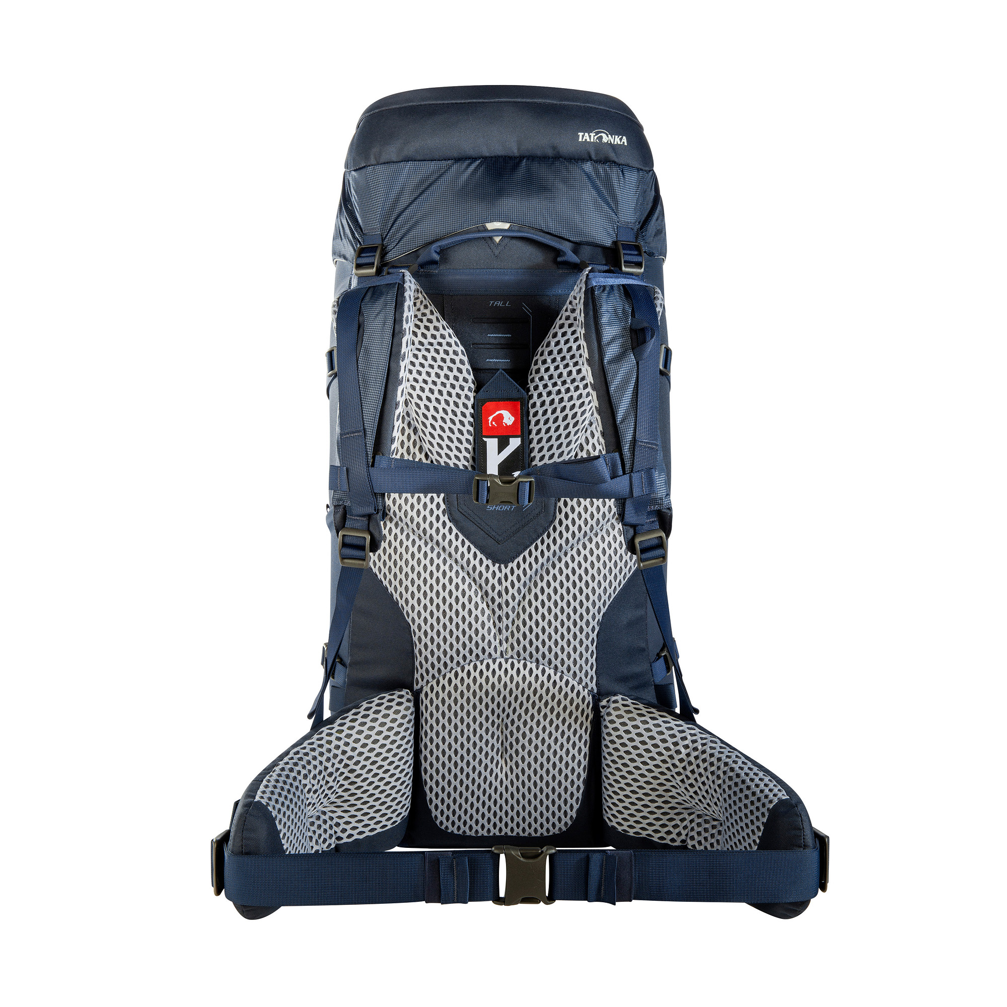 Tatonka Noras 55+10 Women navy blau Trekkingrucksäcke - Ansicht frontal-hinten Tasche, Rucksack, Tatonka Noras 55+10 Women navy blau Trekkingrucksäcke - Ansicht frontal-hinten