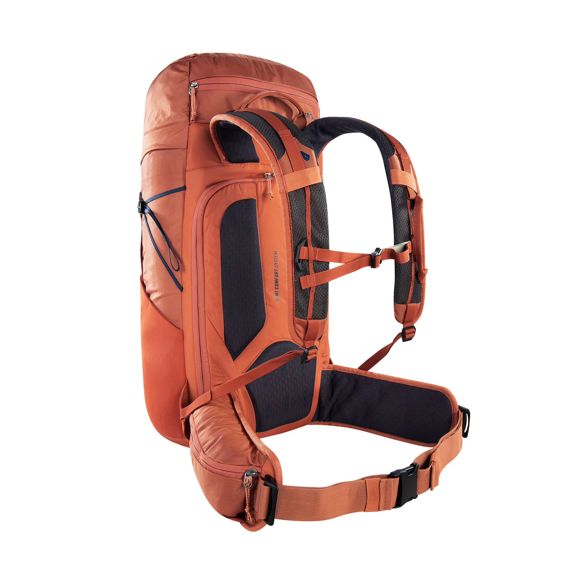 Tasche, Rucksack, Tatonka Norix 34 red earth braun Trekkingrucksäcke - Ansicht seitlich-hinten