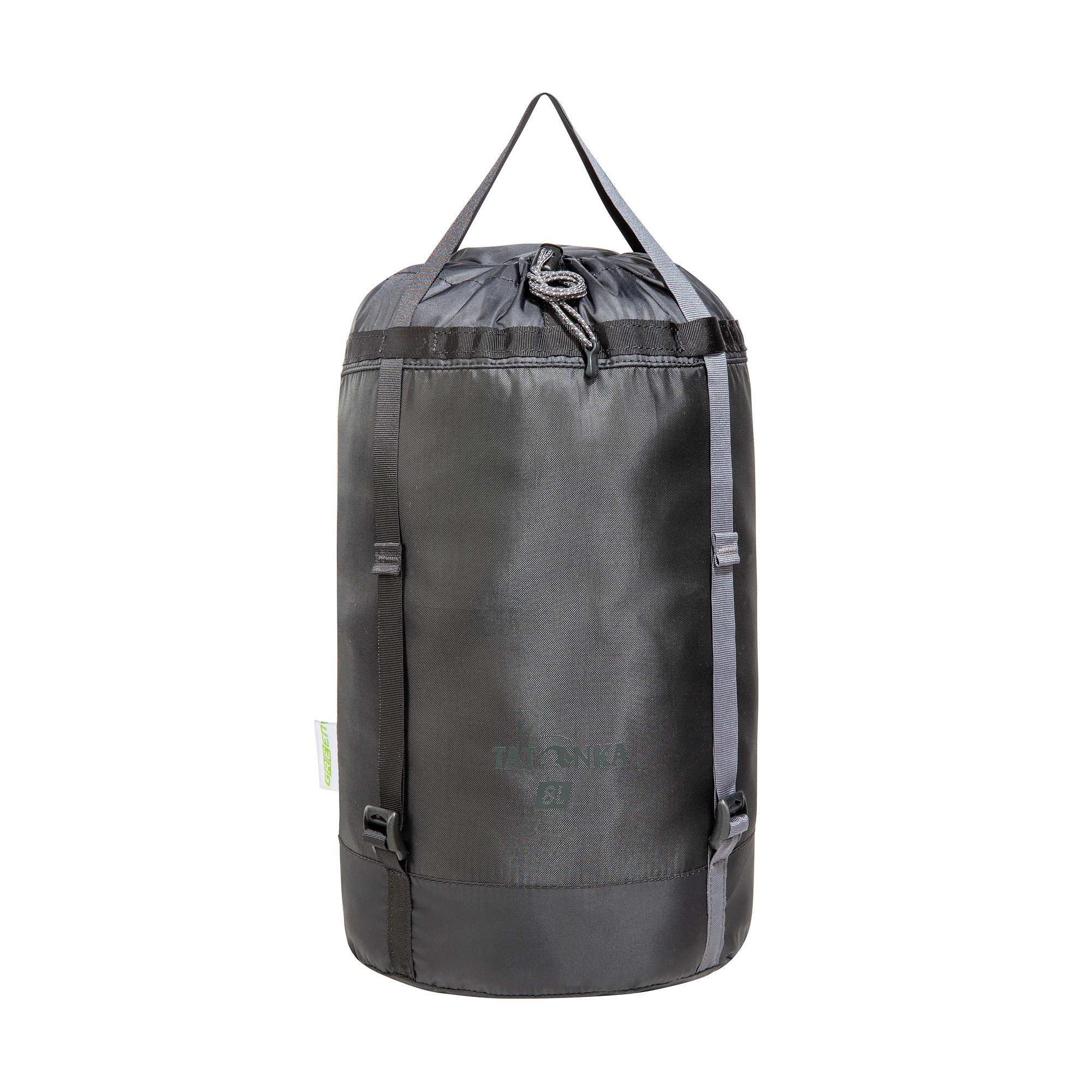 Tatonka Compression Sack 8l black schwarz Rucksack-Schutzsäcke - Ansicht seitlich-vorne Tasche, Rucksack, Tatonka Compression Sack 8l black schwarz Rucksack-Schutzsäcke - Ansicht seitlich-vorne