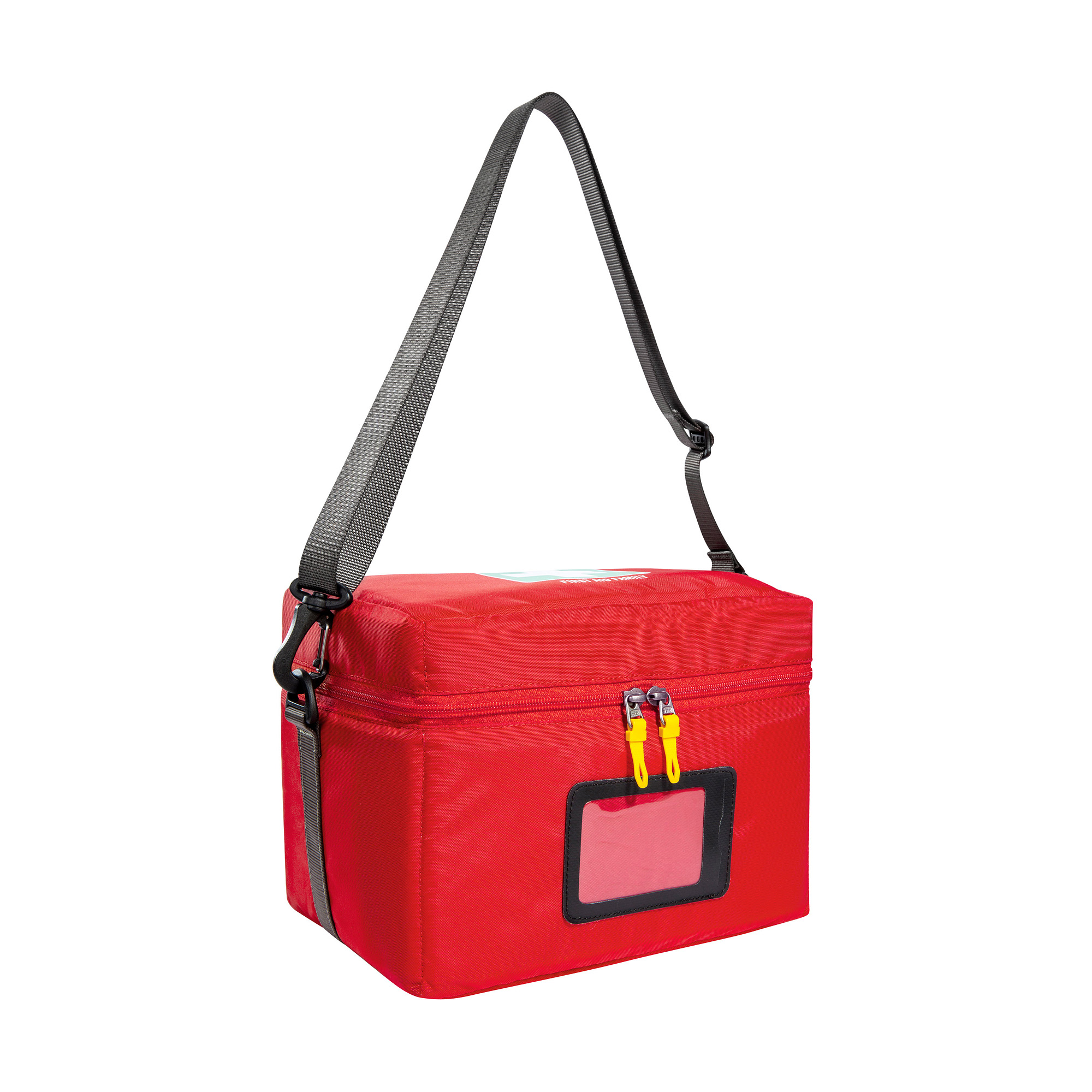 Tatonka First Aid Family red rot Erste-Hilfe-Rucksäcke /-taschen - Ansicht seitlich-vorne Zubehor, Tasche, Handtasche, Tragetasche, Tatonka First Aid Family red rot Erste-Hilfe-Rucksäcke /-taschen - Ansicht seitlich-vorne