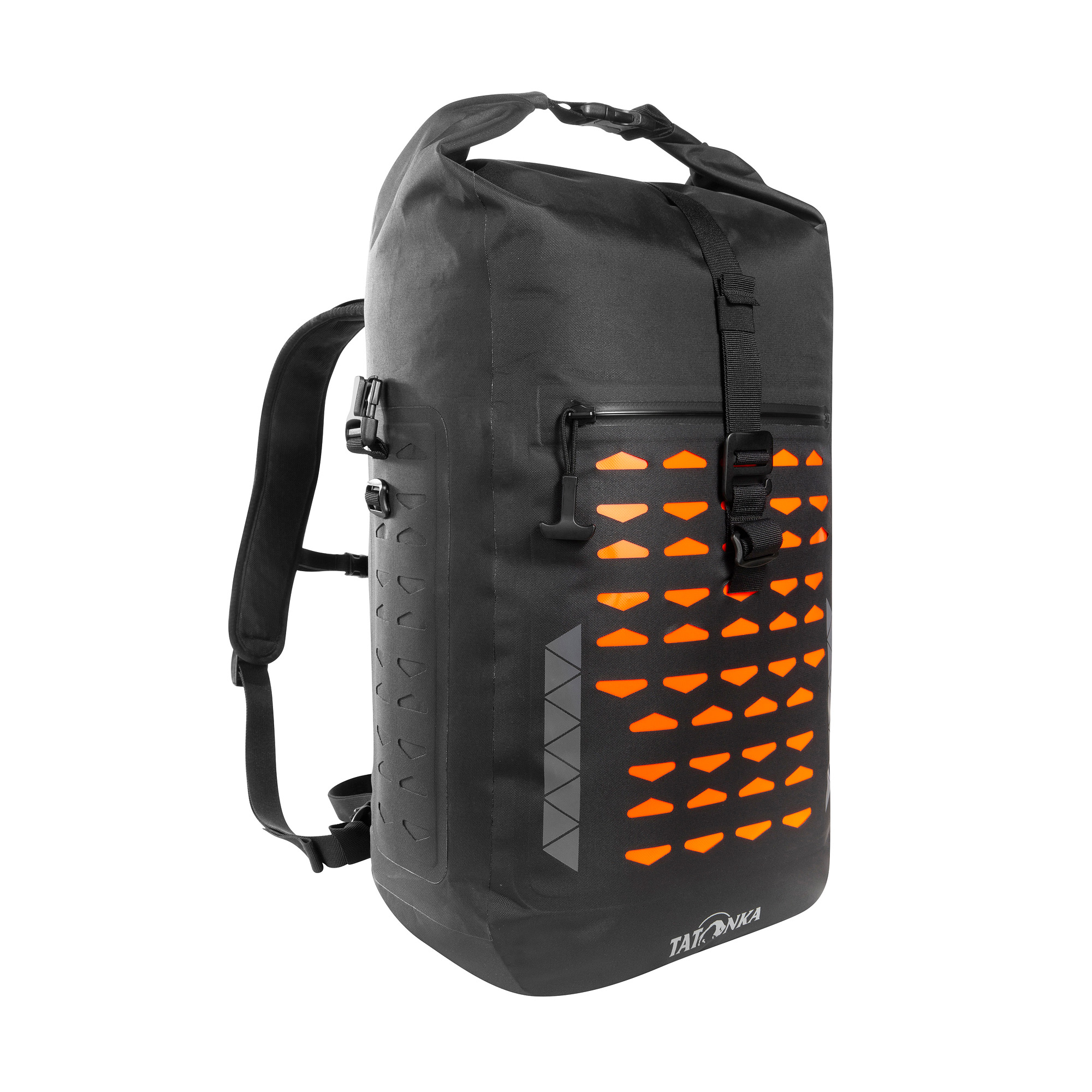 Tasche, Rucksack, Tatonka Commuter Rolltop 30 WP black schwarz Tagesrucksäcke - Detailansicht