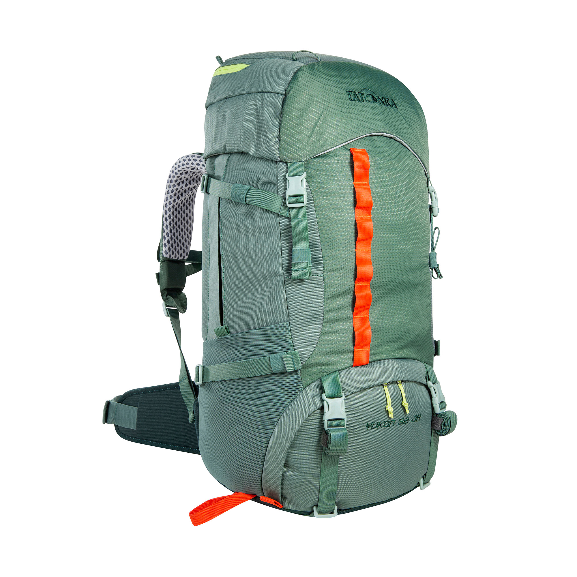 Tasche, Rucksack, Tatonka Yukon 32 JR sage green grün Trekkingrucksäcke - Ansicht seitlich-vorne
