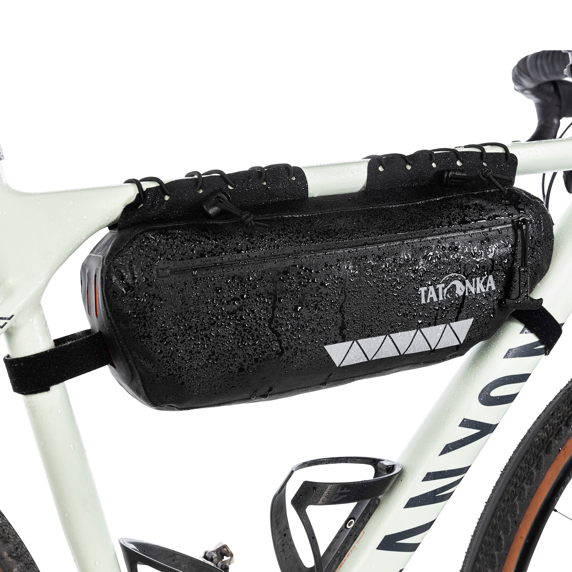Maschine, Rad, Fahrrad, Transport, Fahrzeug, Tatonka Frame Pouch WP 40 black schwarz - Detailansicht