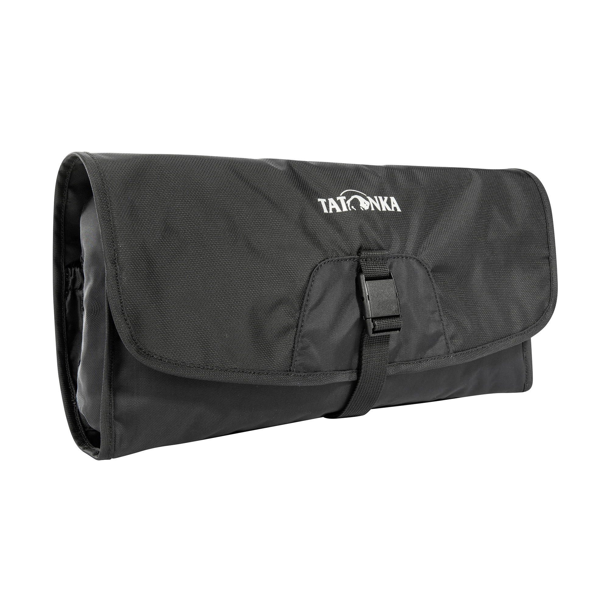 Tatonka Travelcare black schwarz Kulturbeutel - Ansicht seitlich-vorne Tasche, Zubehör, Handtasche, Erste Hilfe, Tatonka Travelcare black schwarz Kulturbeutel - Ansicht seitlich-vorne