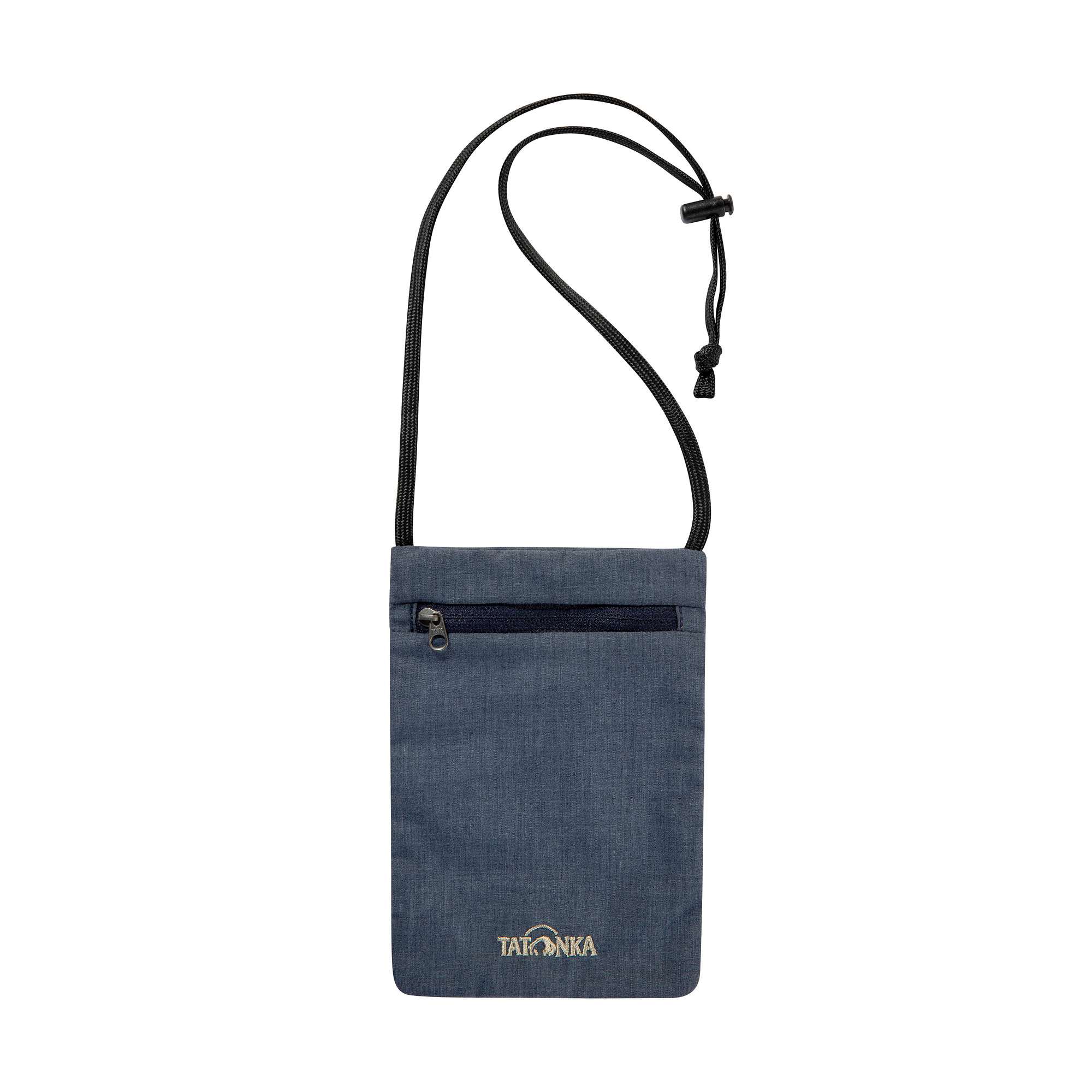 Tatonka Skin Neck Pocket dark blue blau Brustbeutel - Ansicht seitlich-vorne Zubehor, Tasche, Handtasche, Geldbörse, Tatonka Skin Neck Pocket dark blue blau Brustbeutel - Ansicht seitlich-vorne