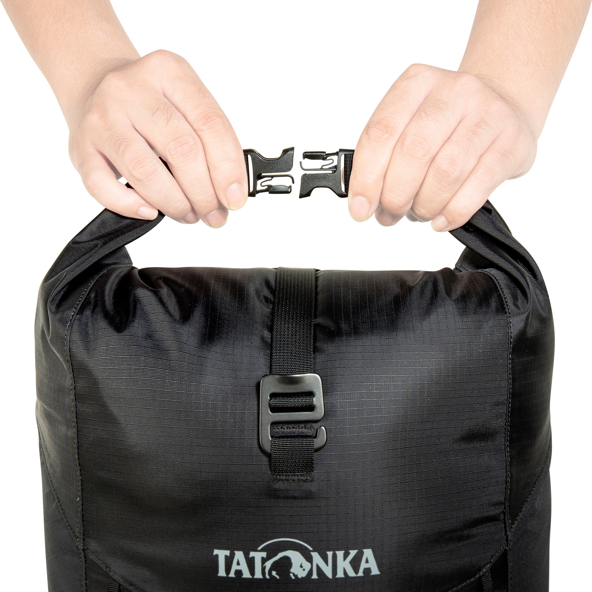 Tasche, Zubehör, Handtasche, Geldbörse, Tatonka Rapid Rolltop 25 WP black schwarz Tagesrucksäcke - Detailansicht