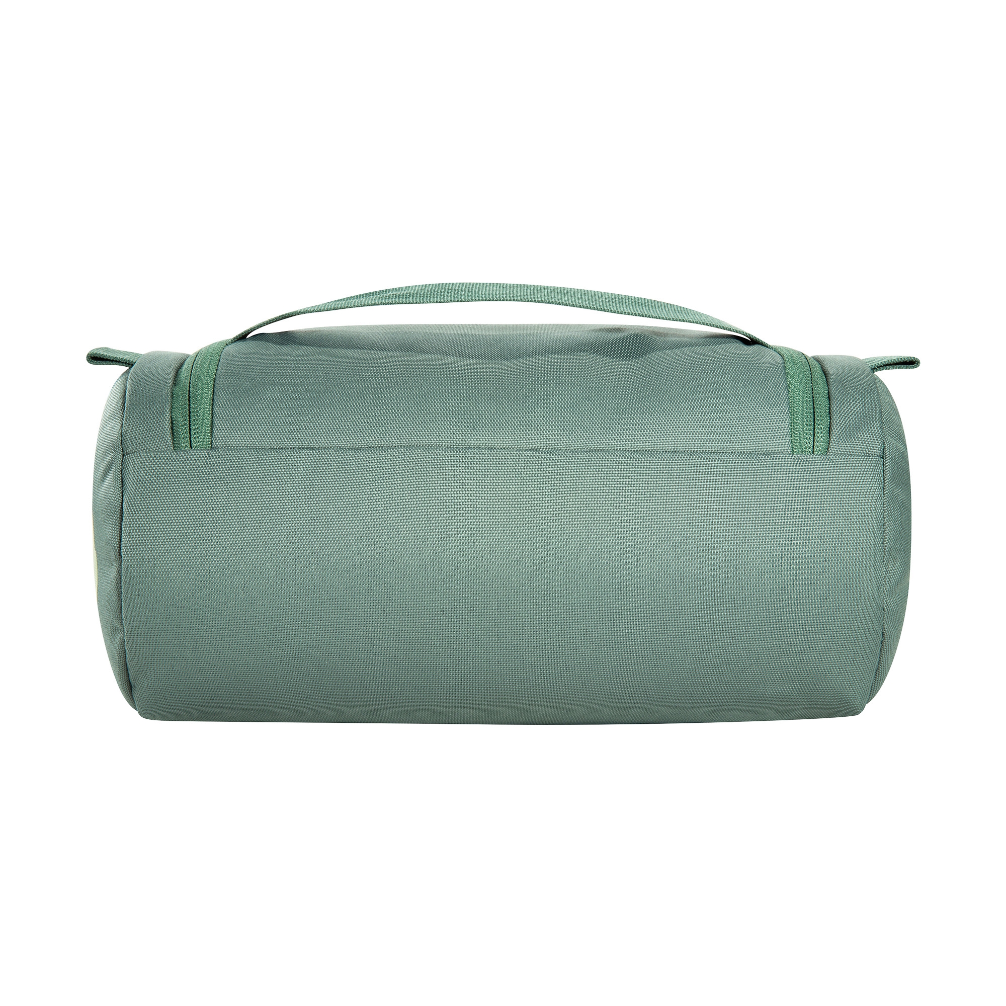 Zubehor, Tasche, Handtasche, Leinwand, Tatonka Care Barrel sage green grün Kulturbeutel - Ansicht frontal-hinten