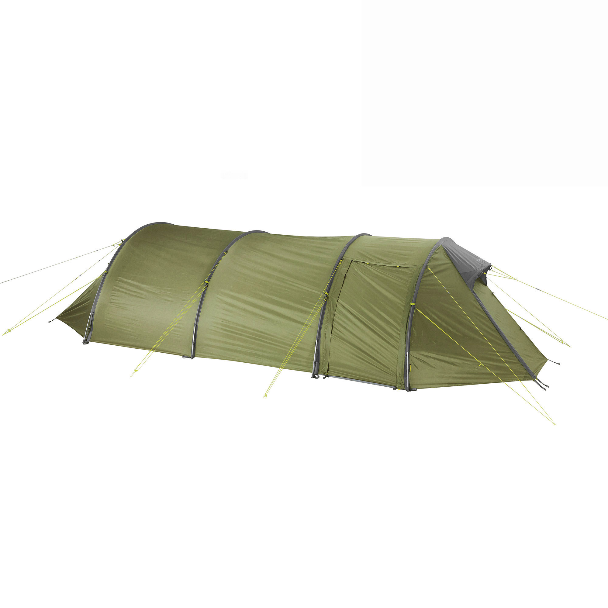 Zelt, Campen, Zelt in den Bergen, Natur, Draußen, Zelt, Campen, Zelt in den Bergen, Natur, Draußen, Zelt, Campen, Zelt in den Bergen, Natur, Draußen, Tatonka Alaska 4 PU light olive grün 4-Personen-Zelte - Ansicht seitlich-vorne