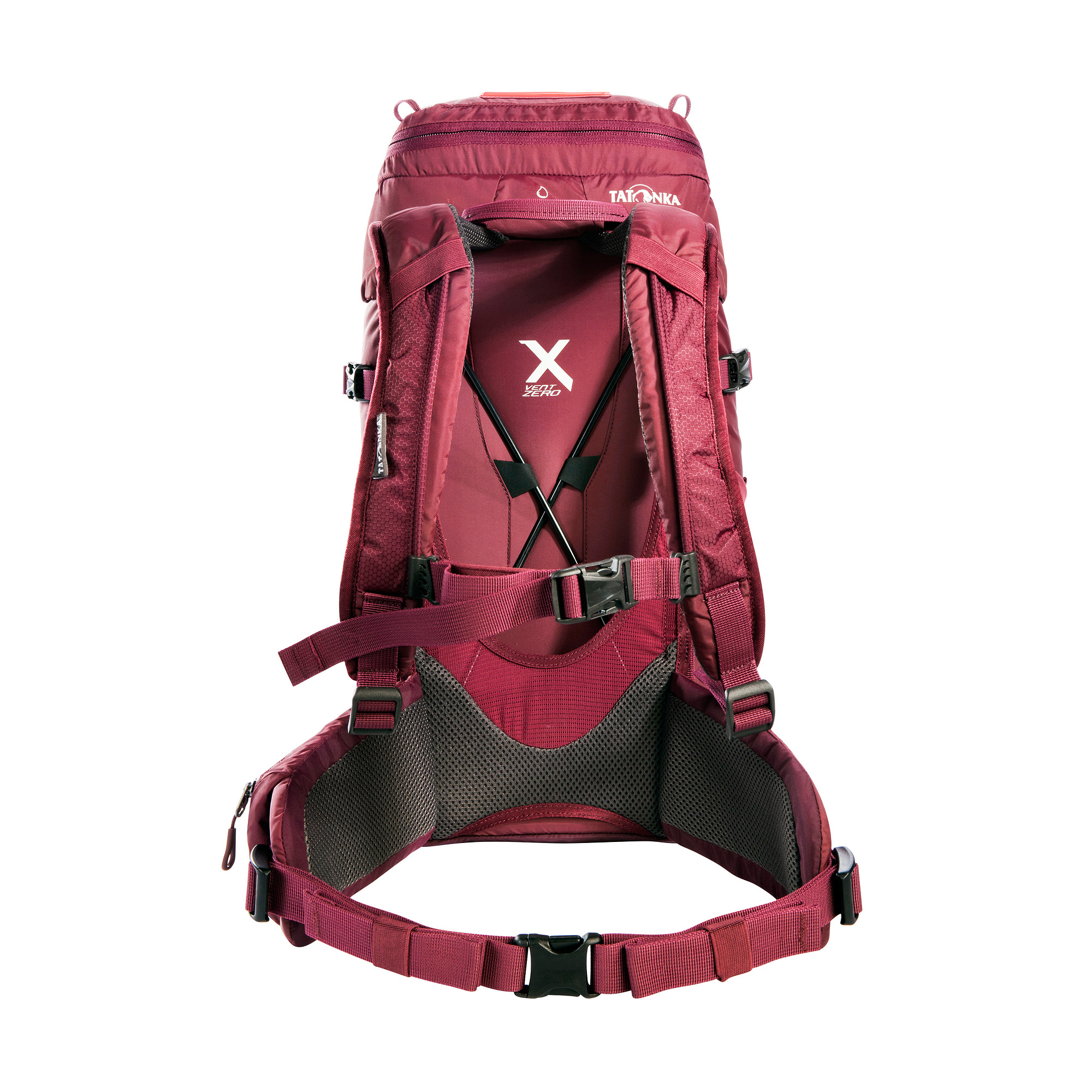 Tatonka Storm 18 Women RECCO bordeaux red rot Wanderrucksäcke - Ansicht frontal-hinten Tasche, Rucksack, Tatonka Storm 18 Women RECCO bordeaux red rot Wanderrucksäcke - Ansicht frontal-hinten