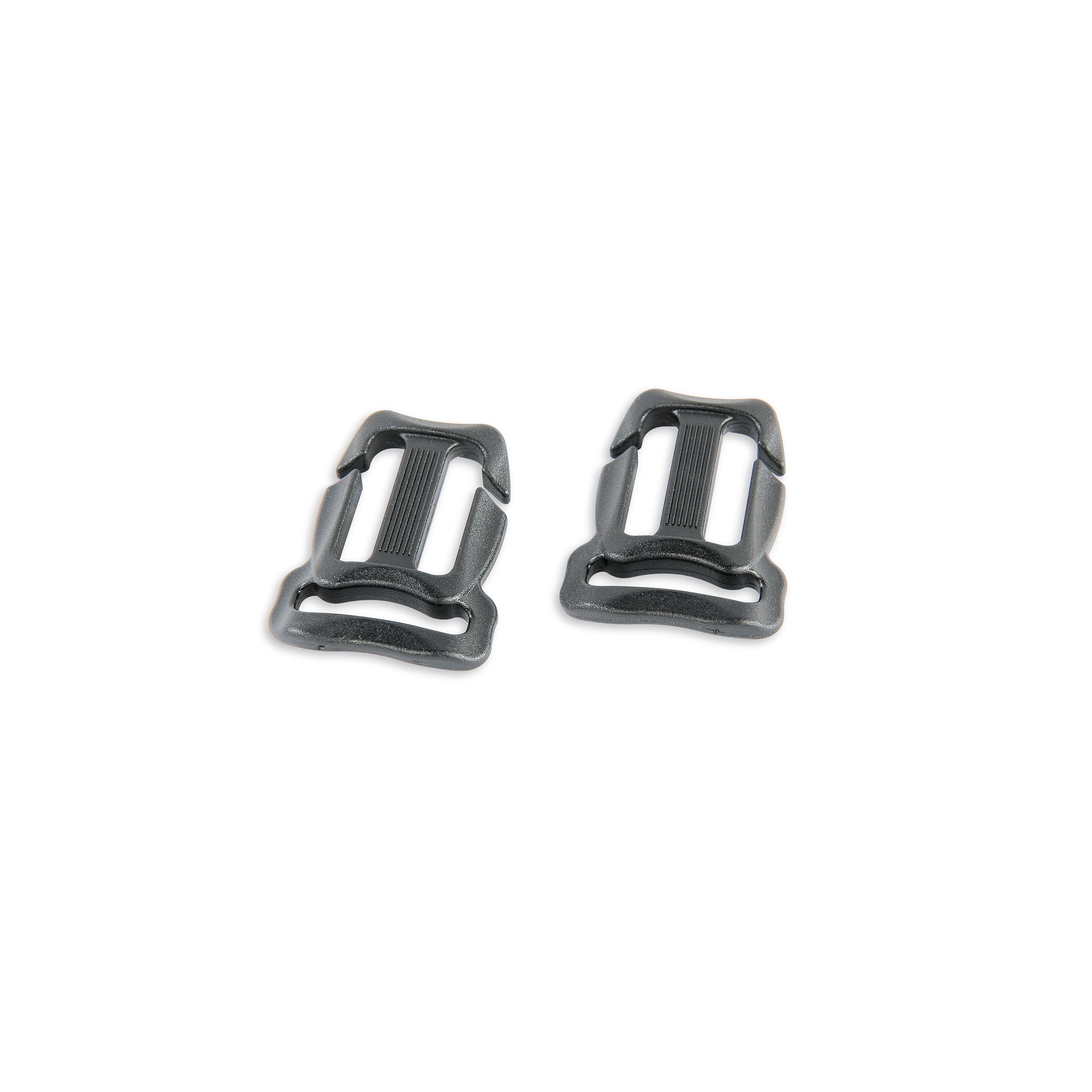 Tatonka Chest BeltBuckle 20/20mm(pair) black schwarz Rucksack-Zubehör - Ansicht seitlich-vorne Zubehor, Schnalle, Tatonka Chest BeltBuckle 20/20mm(pair) black schwarz Rucksack-Zubehör - Ansicht seitlich-vorne