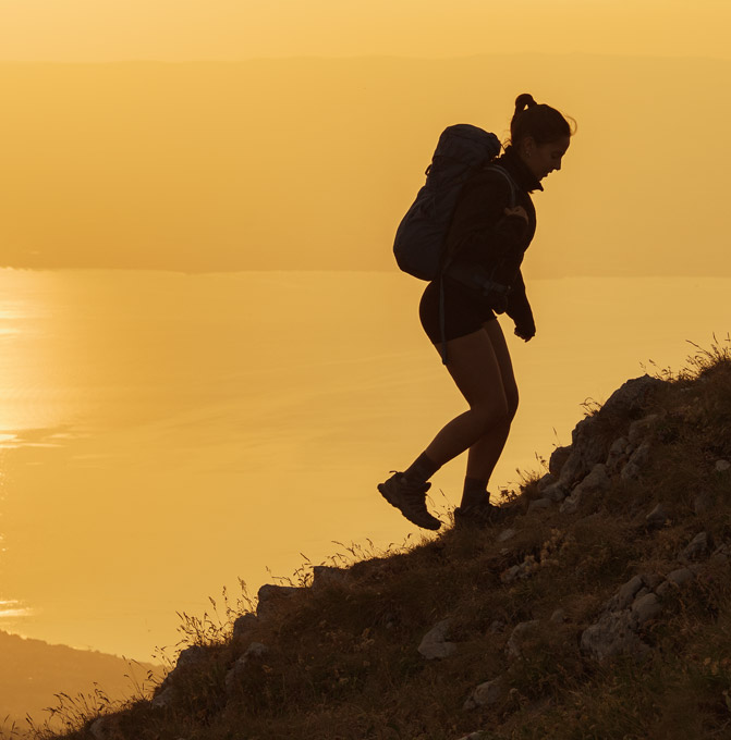 De Hike Pack collectie - Met geventileerd mesh rugsysteem voor uitstekend draag- en klimaatcomfort.