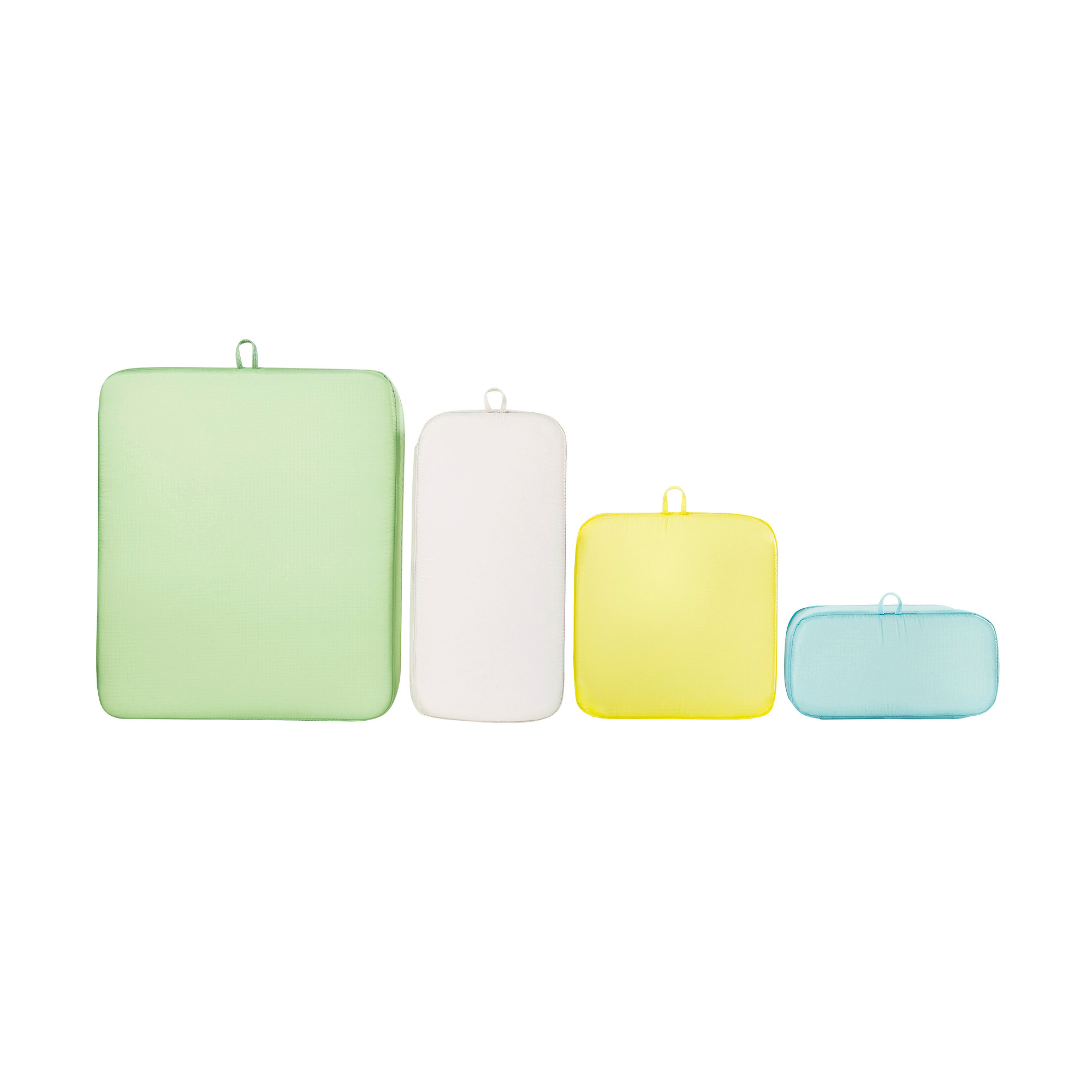 Tatonka SQZY Pouch Set assorted silber Packwürfel & Staubeutel - Ansicht seitlich-hinten Tatonka SQZY Pouch Set assorted silber Packwürfel & Staubeutel - Ansicht seitlich-hinten