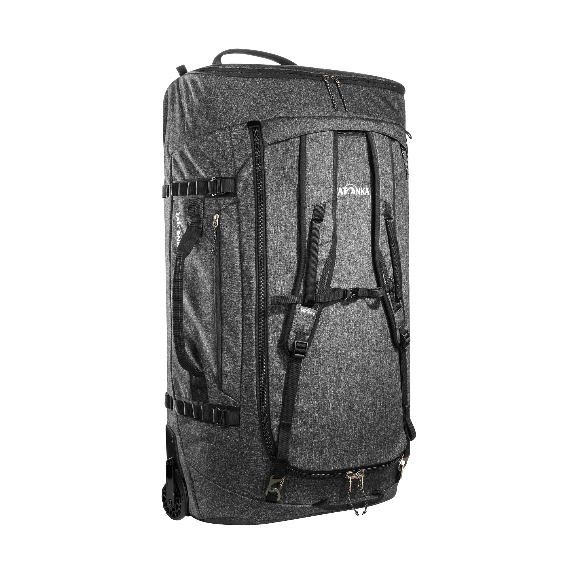 Tatonka Duffle Roller 140 black schwarz Trolleys & Koffer - Ansicht seitlich-vorne Gepäck, Rucksack, Tasche, Tatonka Duffle Roller 140 black schwarz Trolleys & Koffer - Ansicht seitlich-vorne