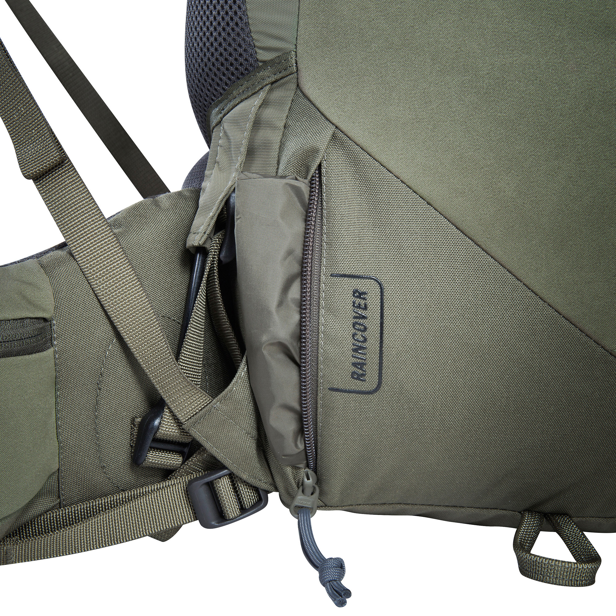 Tasche, Rucksack, Kleidung, Weste, Tatonka Yukon 60+10 Women BC stone grey olive grau Trekkingrucksäcke - Detailansicht