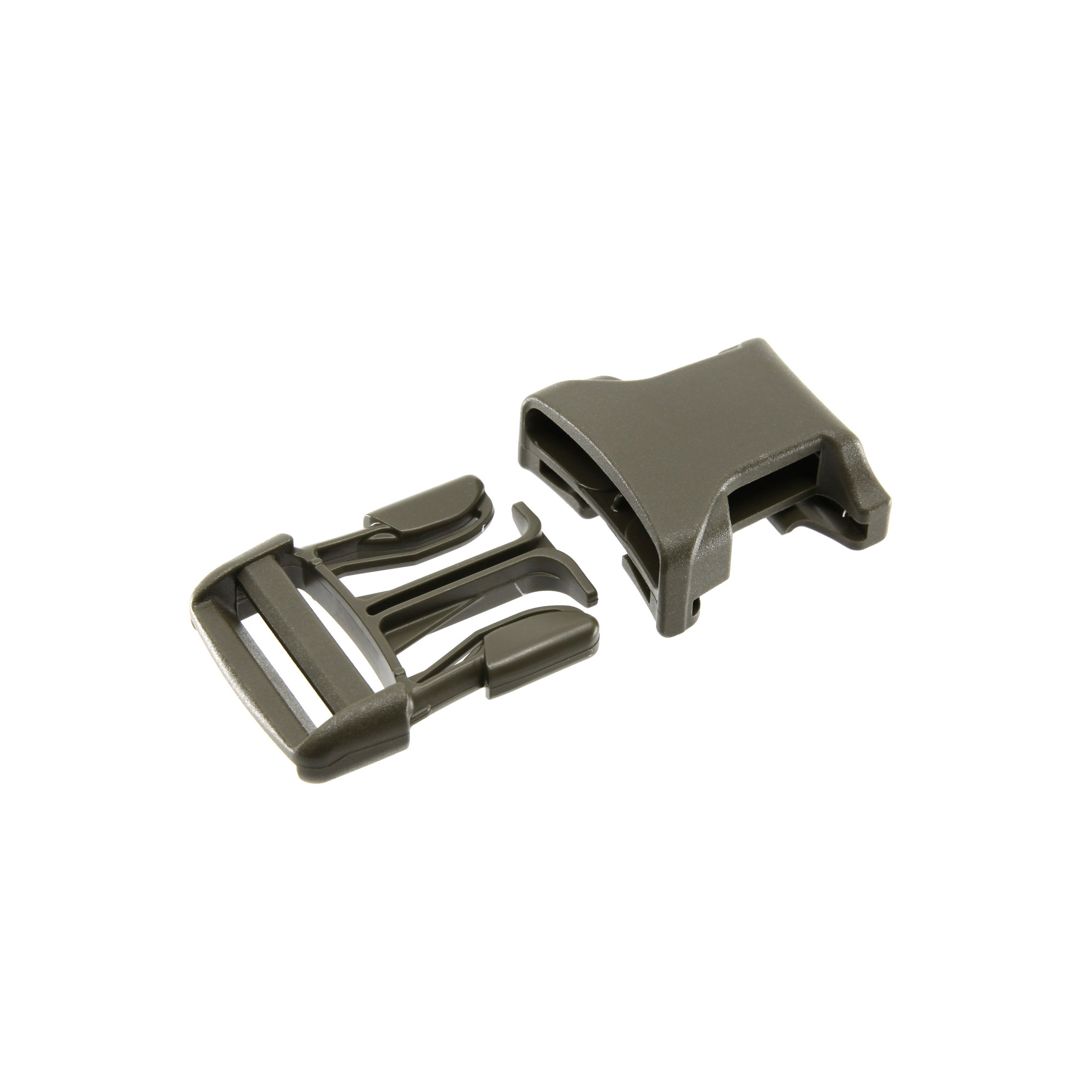 Zubehor, Schnalle, Tatonka Molle 4Way Champ SR-25 (2pcs) olive grün - Ansicht seitlich-hinten
