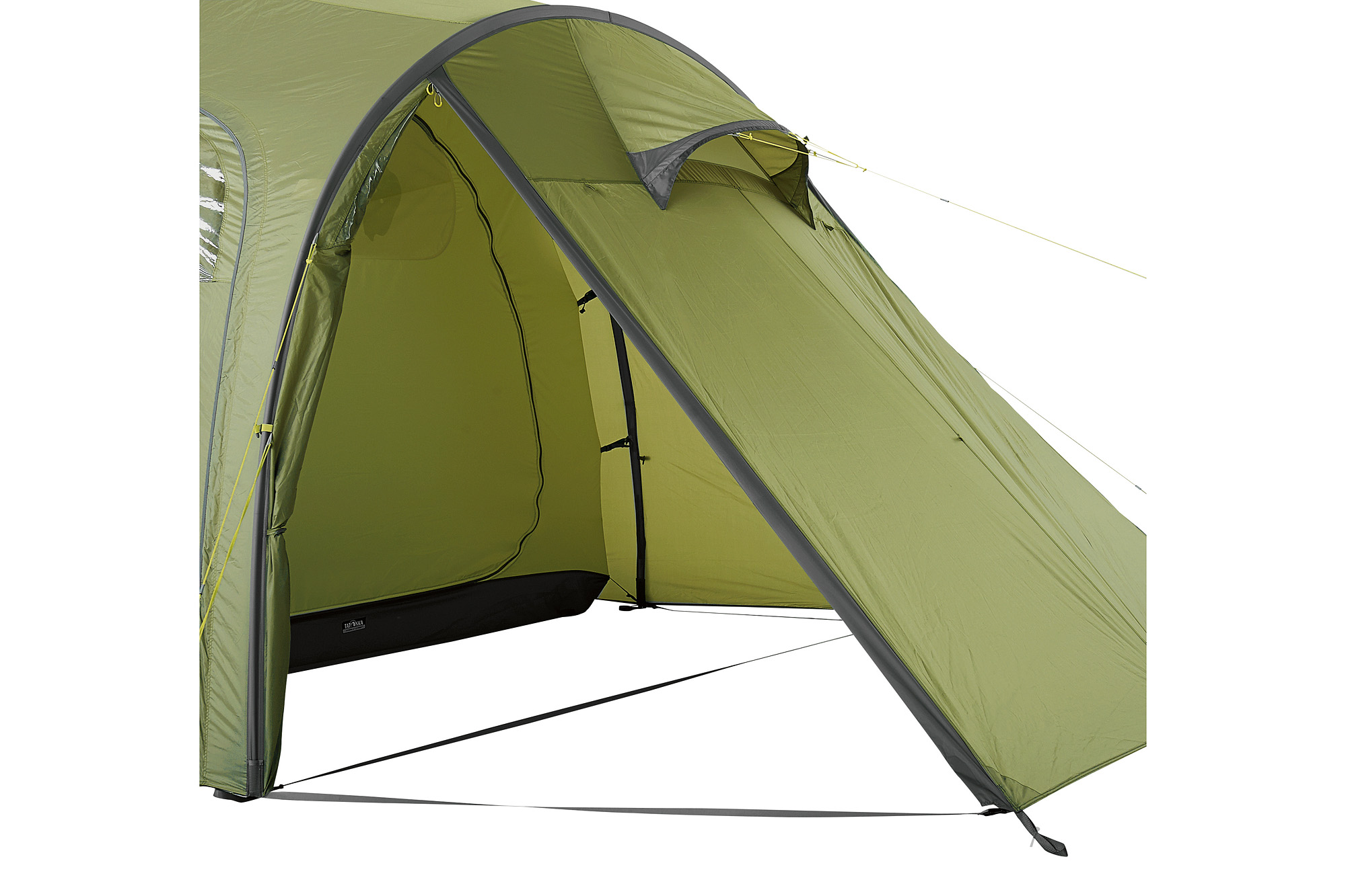 Tatonka Family Camp light olive grün 3-Personen-Zelte - Detailansicht Zelt, Campen, Zelt in den Bergen, Natur, Draußen, Tatonka Family Camp light olive grün 3-Personen-Zelte - Detailansicht