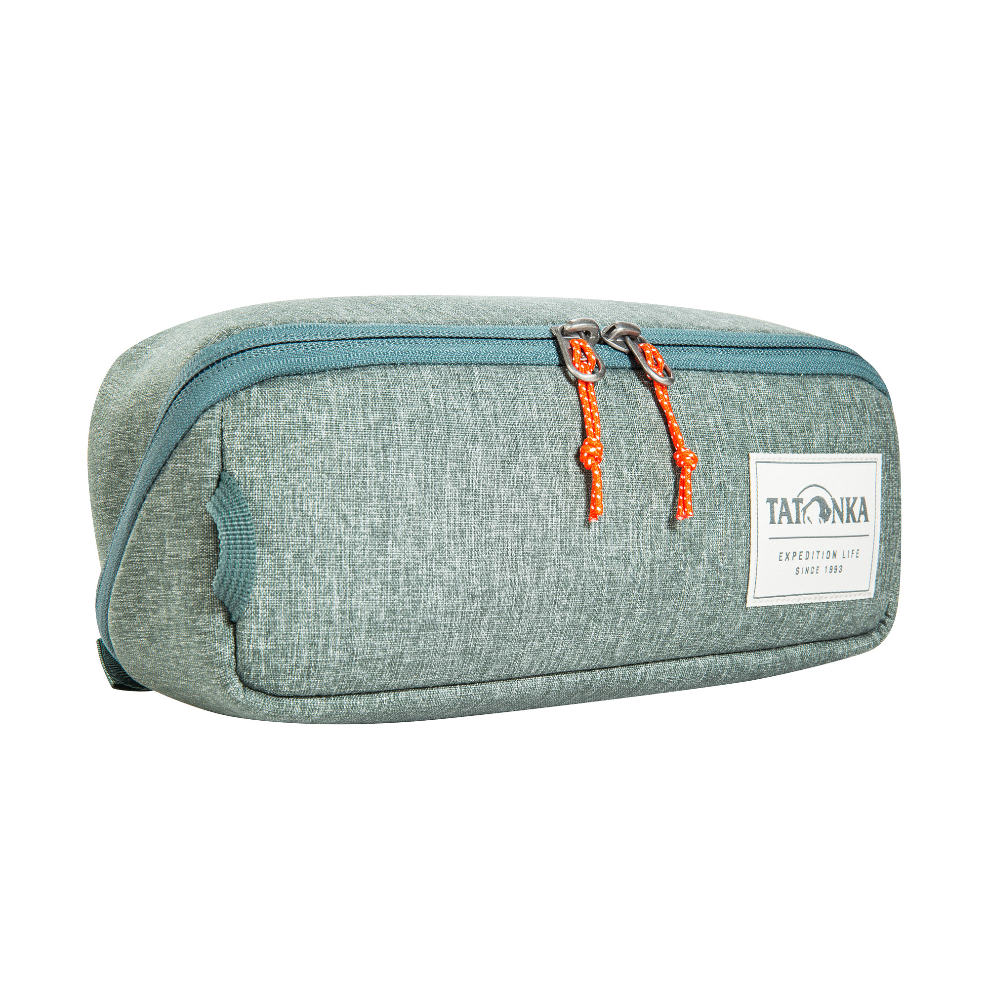 Tatonka Square Zip Pouch M sage green grün Kulturbeutel - Ansicht seitlich-vorne Zubehor, Tasche, Handtasche, Tatonka Square Zip Pouch M sage green grün Kulturbeutel - Ansicht seitlich-vorne