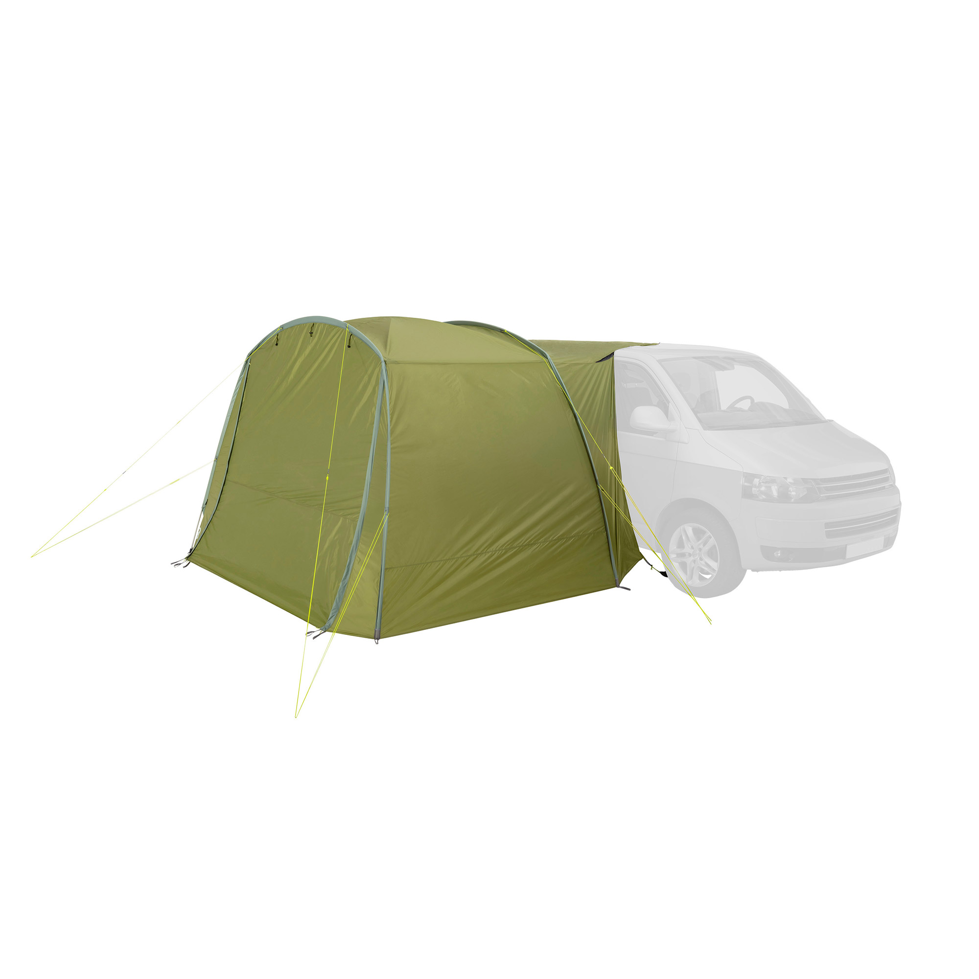 Zelt, Campen, Draußen, Zelt in den Bergen, Rad, Zelt, Campen, Zelt in den Bergen, Im Freien, Rad, Zelt, Campen, Zelt in den Bergen, Natur, Draußen, Tatonka Van Camp Basic light olive grün Zelt- & Tarpzubehör - Ansicht seitlich-vorne