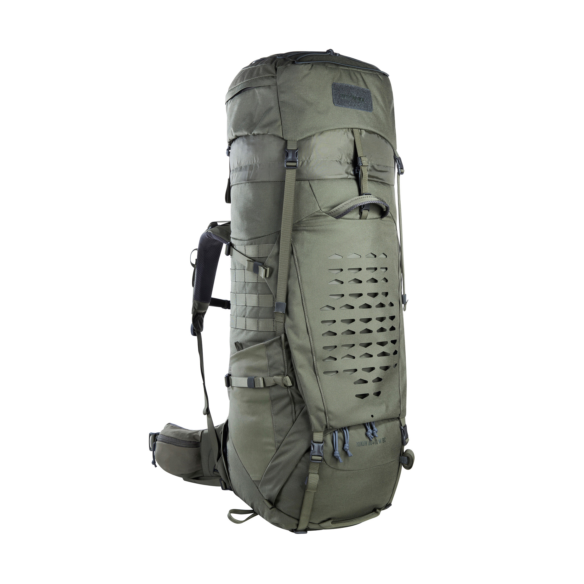 Tasche, Rucksack, Tatonka Yukon 60+10 Women BC stone grey olive grau Trekkingrucksäcke - Detailansicht