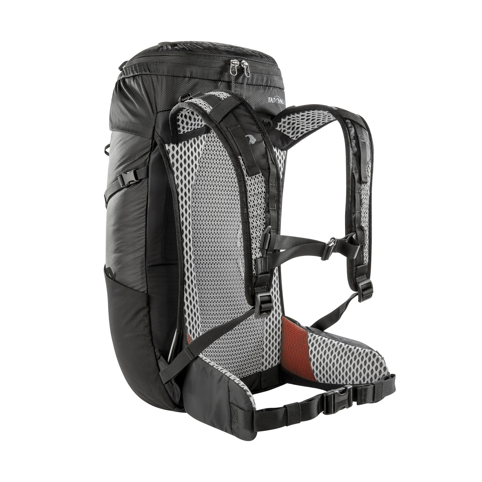 Tatonka Hike Pack 27 black schwarz Wanderrucksäcke - Ansicht seitlich-hinten Tasche, Rucksack, Tatonka Hike Pack 27 black schwarz Wanderrucksäcke - Ansicht seitlich-hinten