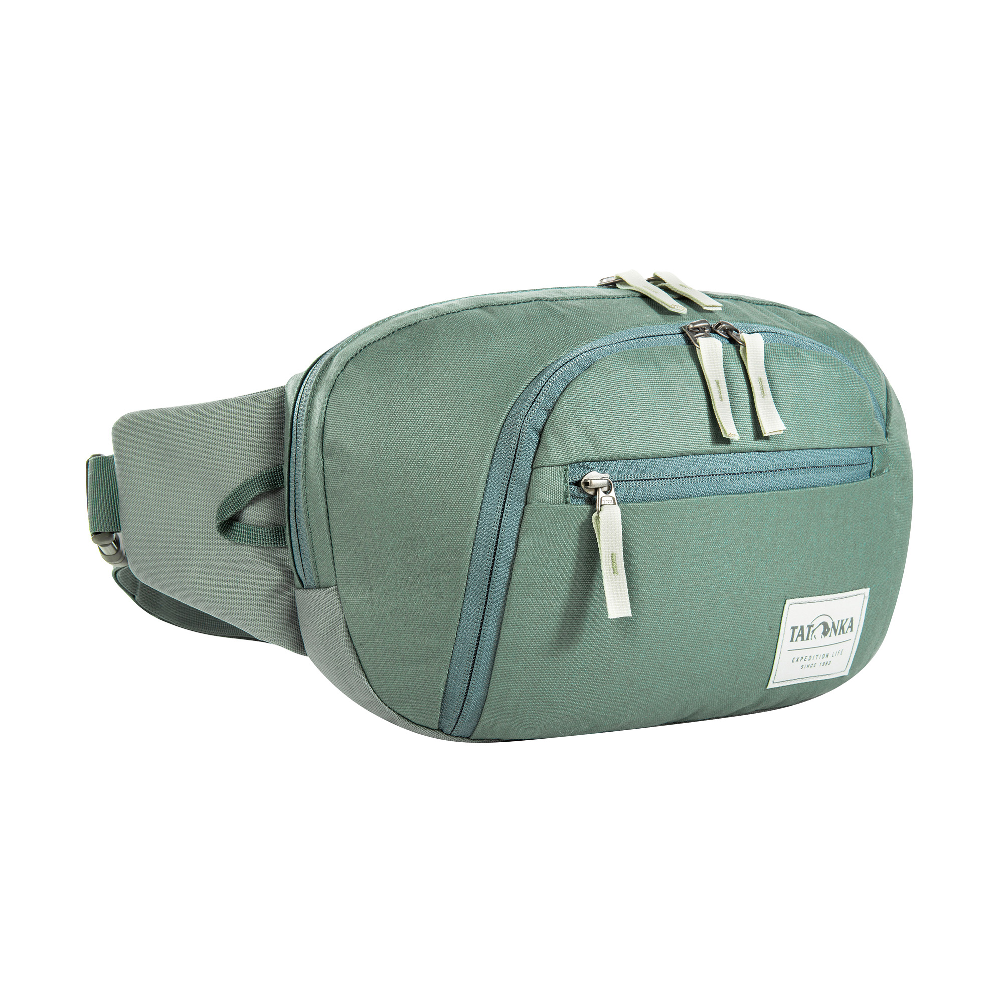 Tatonka Hip Sling Pack 5 Kapok sage green grün Umhängetaschen - Ansicht seitlich-vorne Zubehor, Tasche, Handtasche, Tatonka Hip Sling Pack 5 Kapok sage green grün Umhängetaschen - Ansicht seitlich-vorne