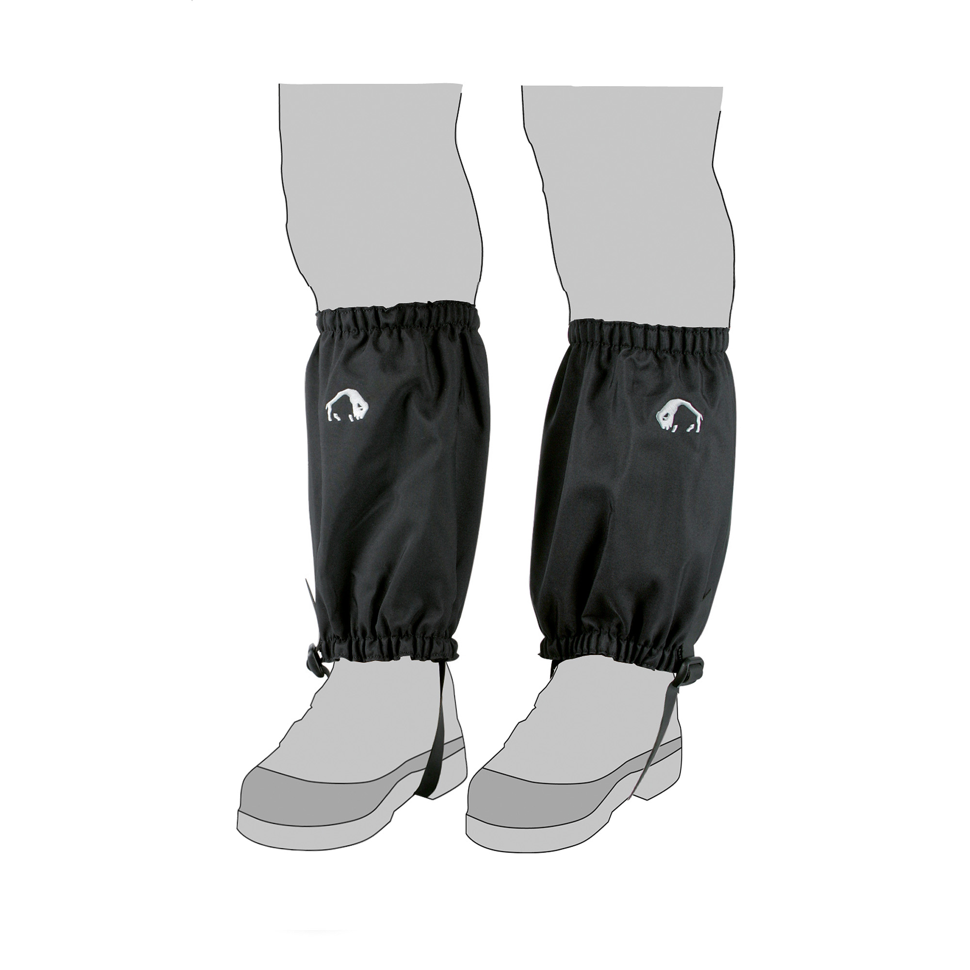 Tatonka Gaiter 420 HD short black schwarz Gamaschen - Detailansicht Bekleidung, Hosen, Schuhwerk, Schuh, Kurze Hose, Tatonka Gaiter 420 HD short black schwarz Gamaschen - Detailansicht