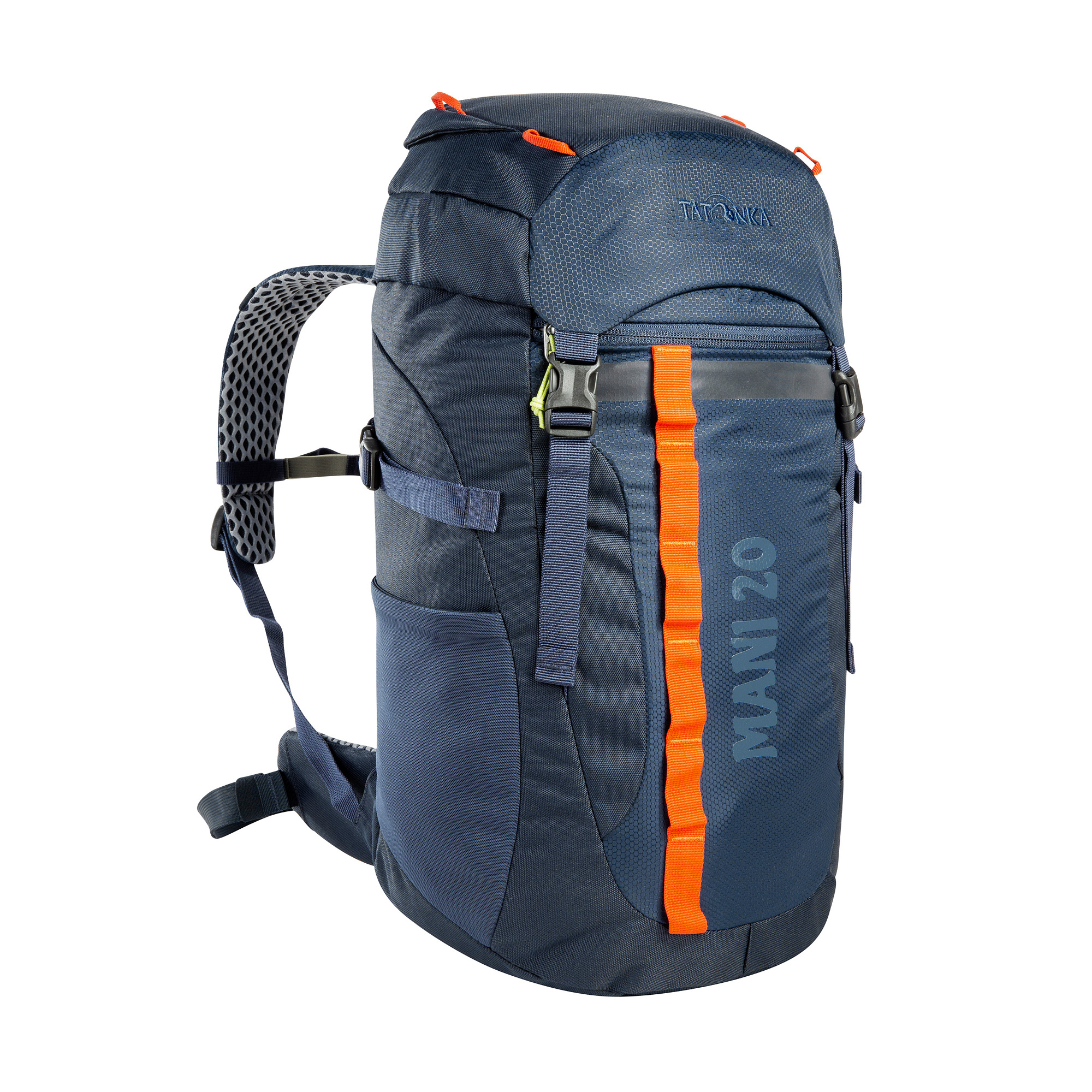 Tasche, Rucksack, Tatonka Mani 20 navy blau Kinderrucksäcke - Ansicht seitlich-vorne
