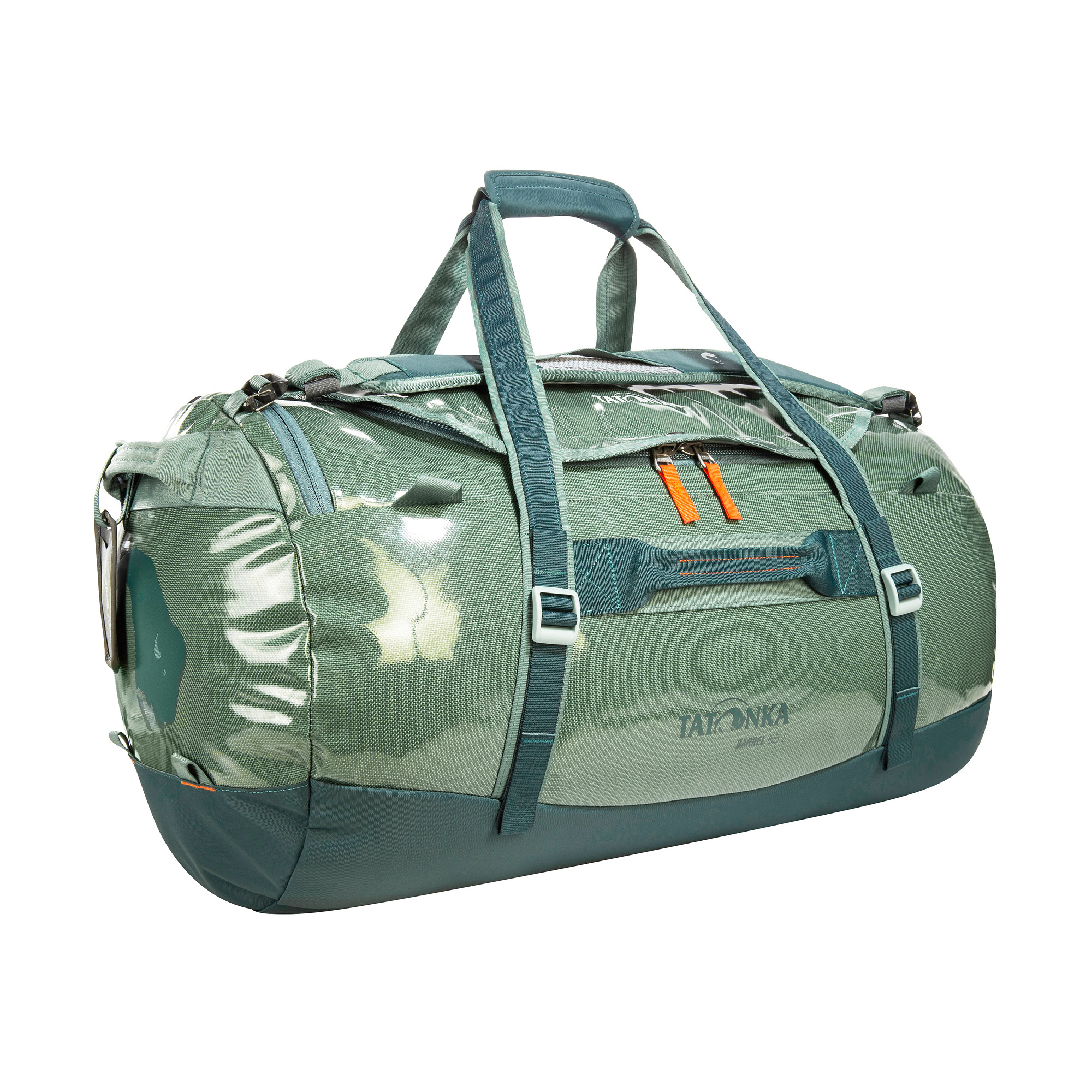 Tatonka Barrel 65 sage green grün Reisetaschen - Ansicht seitlich-vorne Zubehor, Tasche, Handtasche, Gepäck, Tatonka Barrel 65 sage green grün Reisetaschen - Ansicht seitlich-vorne