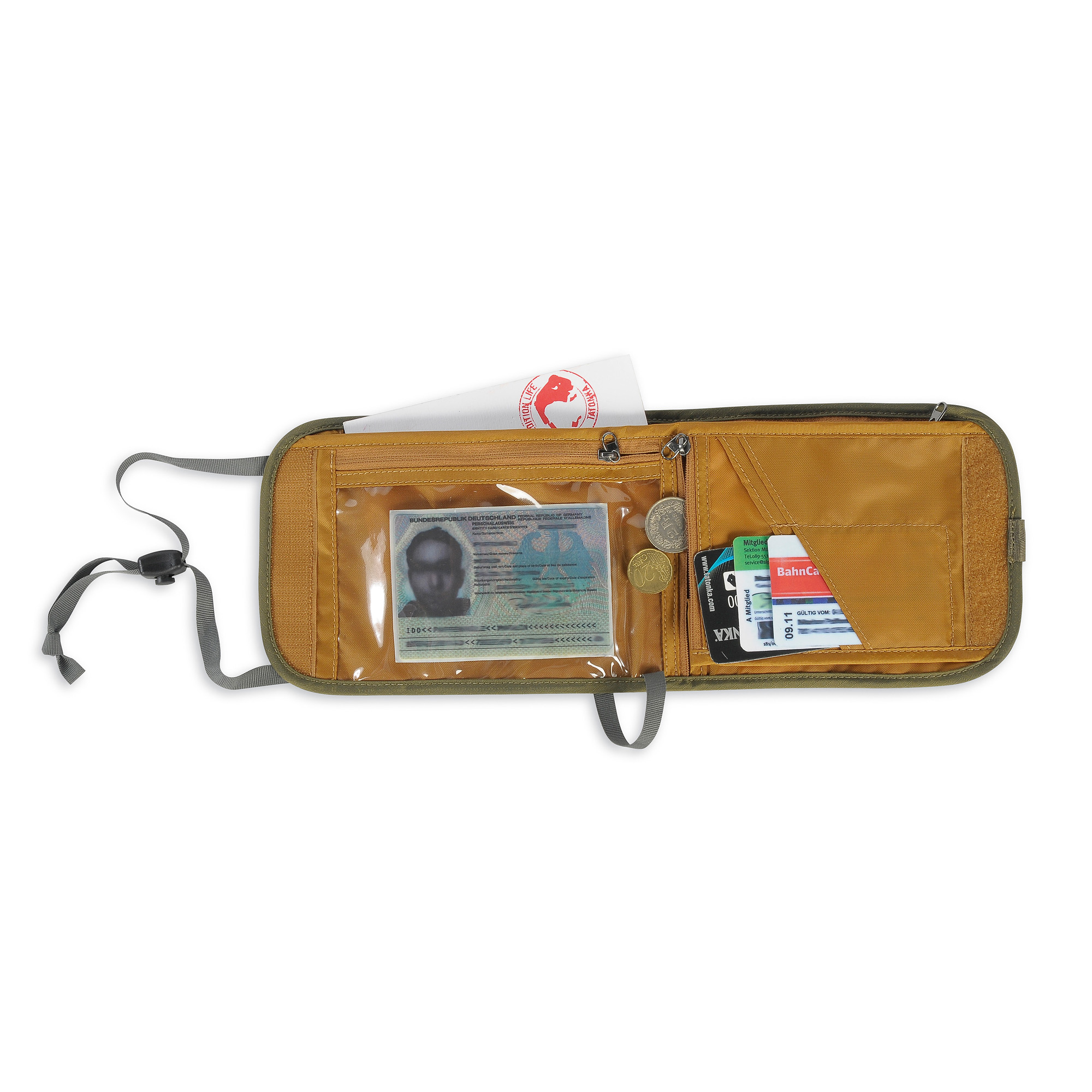 Tatonka Hang Loose RFID B olive grün Brustbeutel - Detailansicht Zubehor, Erste Hilfe, Tatonka Hang Loose RFID B olive grün Brustbeutel - Detailansicht