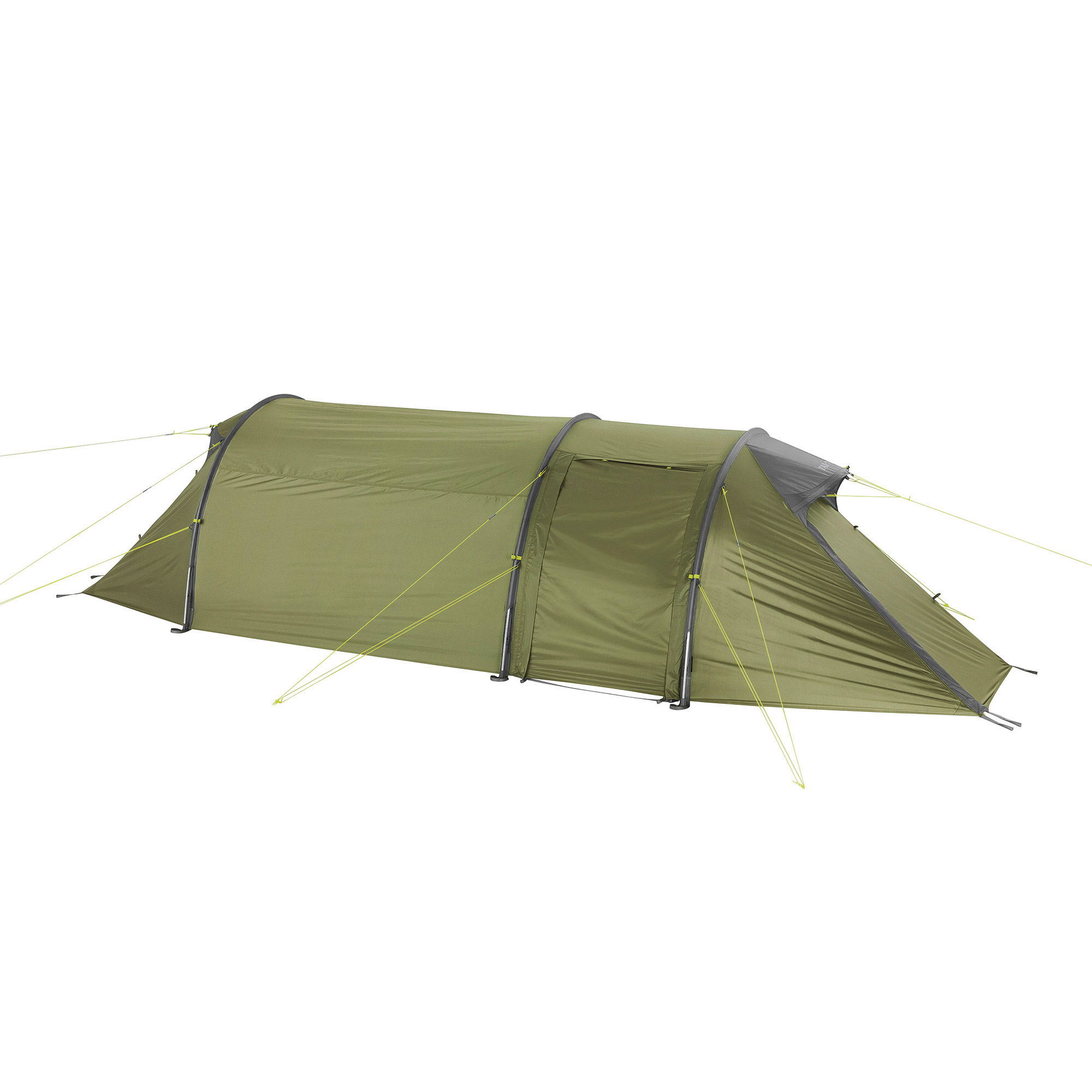 Zelt, Freizeitaktivitäten, Zelt in den Bergen, Natur, Draußen, Zelt, Campen, Zelt in den Bergen, Natur, Draußen, Zelt, Campen, Zelt in den Bergen, Natur, Draußen, Tatonka Alaska 2.235 PU light olive grün 2-Personen-Zelte - Ansicht seitlich-vorne