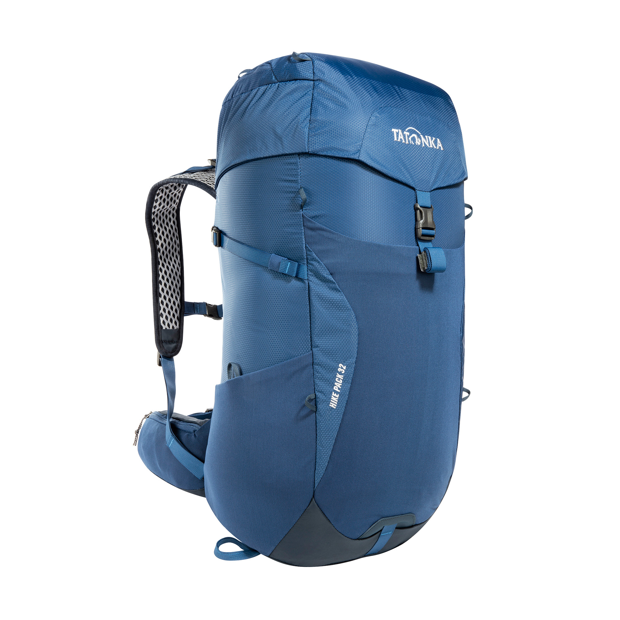 Tatonka Hike Pack 32 darker blue blau Wanderrucksäcke - Ansicht seitlich-vorne Tasche, Rucksack, Tatonka Hike Pack 32 darker blue blau Wanderrucksäcke - Ansicht seitlich-vorne