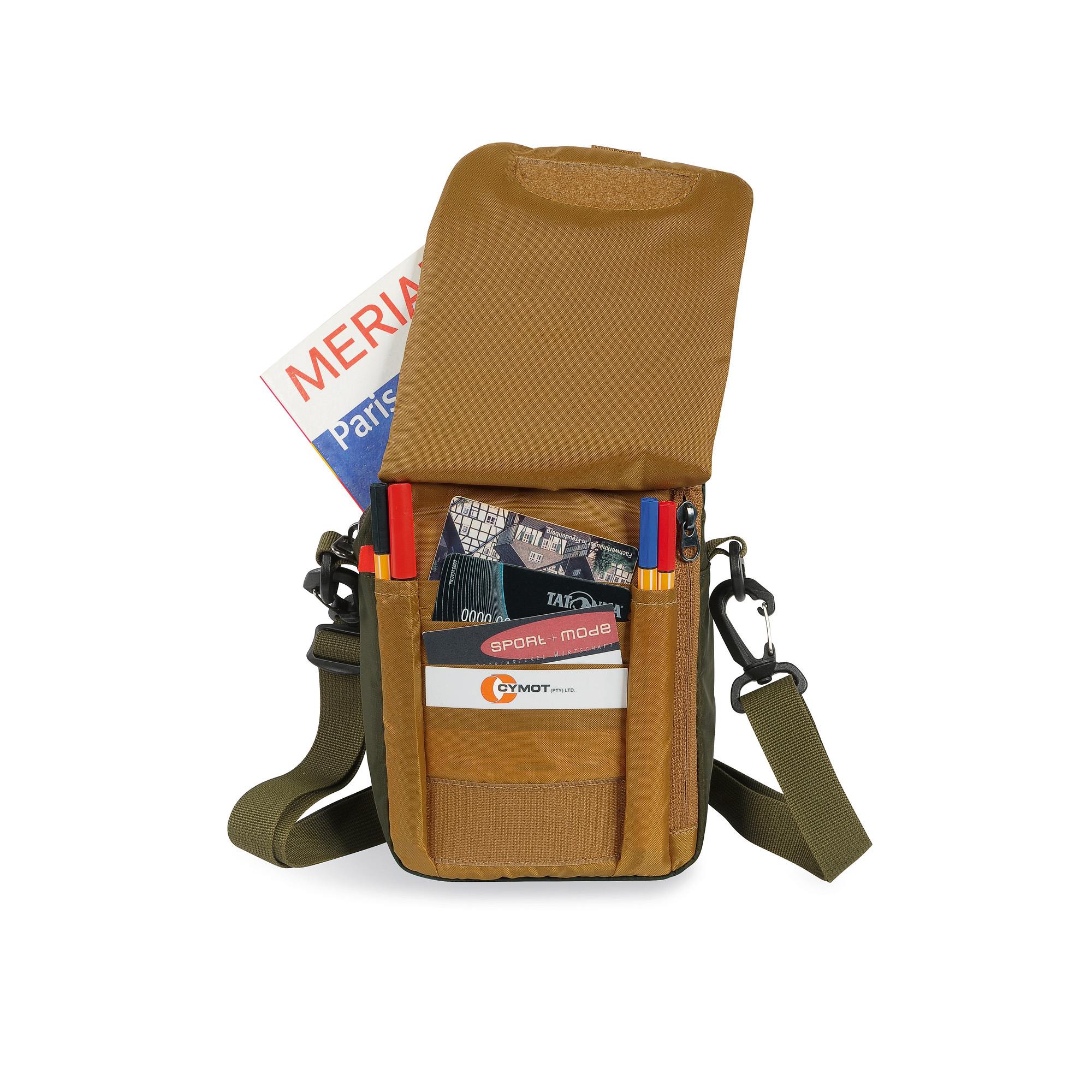 Tatonka Check In RFID B olive grün Reisetaschen - Ansicht frontal-hinten Tasche, Rucksack, Erste Hilfe, Tatonka Check In RFID B olive grün Reisetaschen - Ansicht frontal-hinten